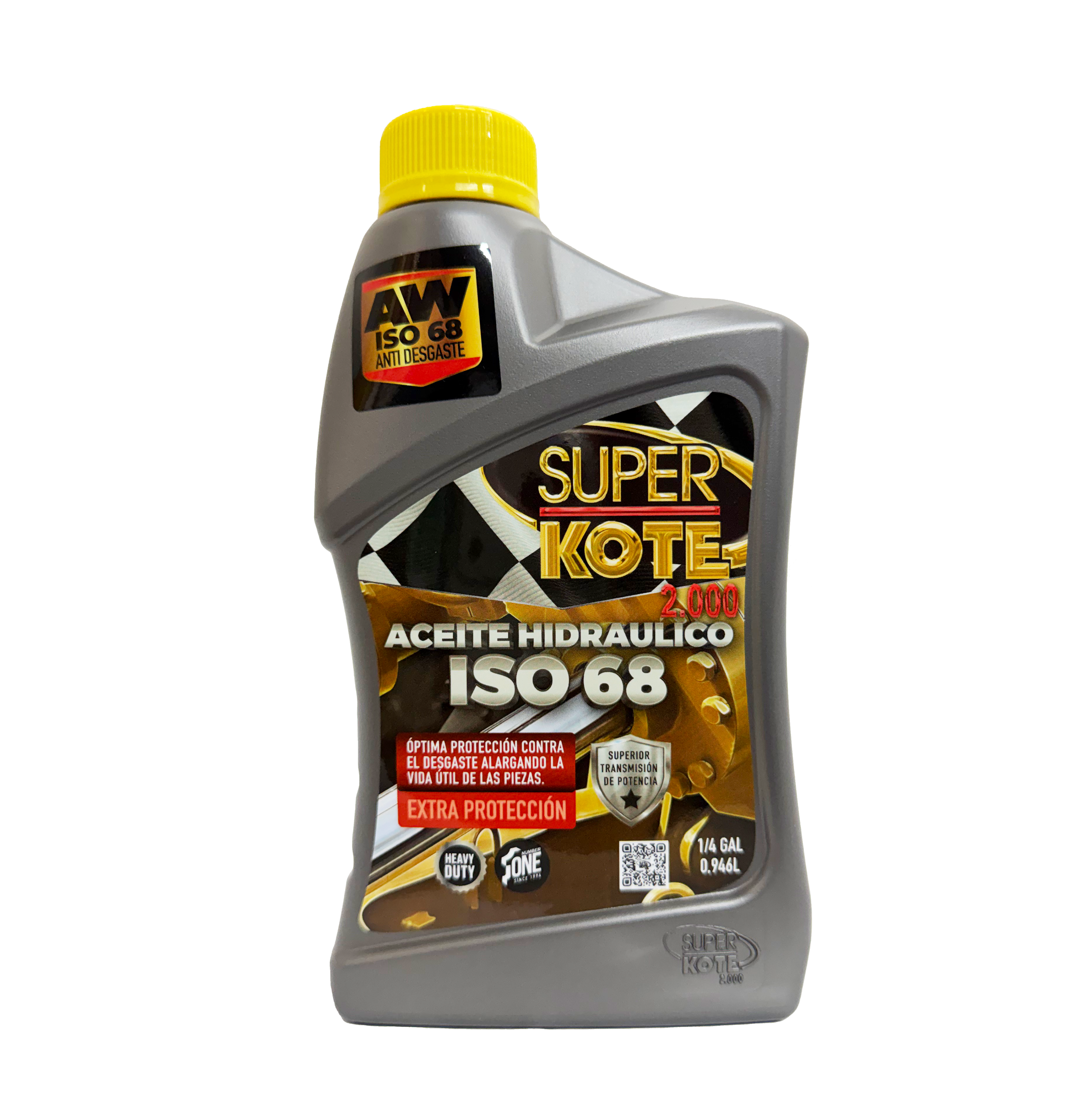 Aceite Hidraulico AW Antidesgaste ISO 68 1/4 gl