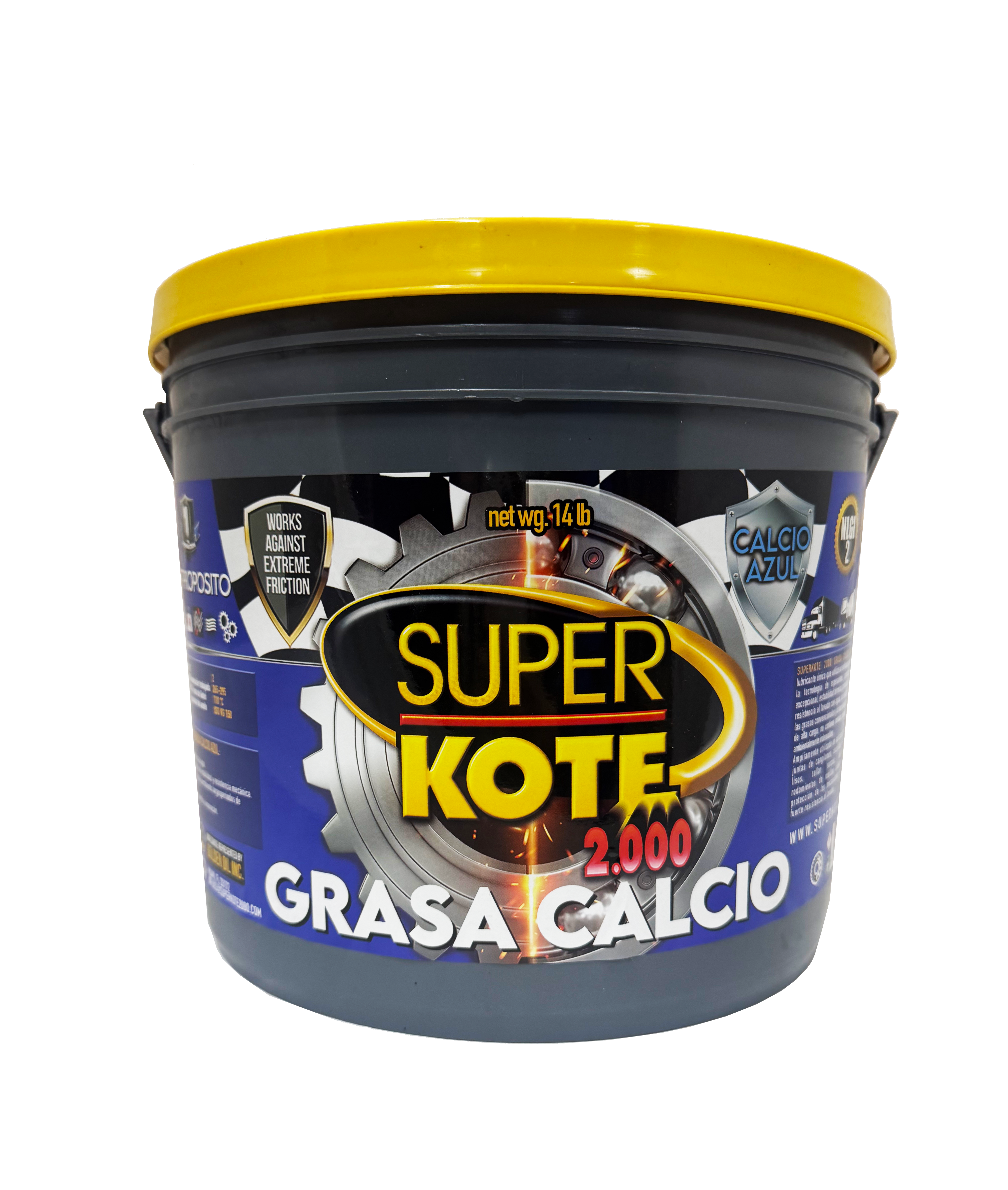 Grasa Calcio Azul Multiproposito NLGI 2 14 lb-2