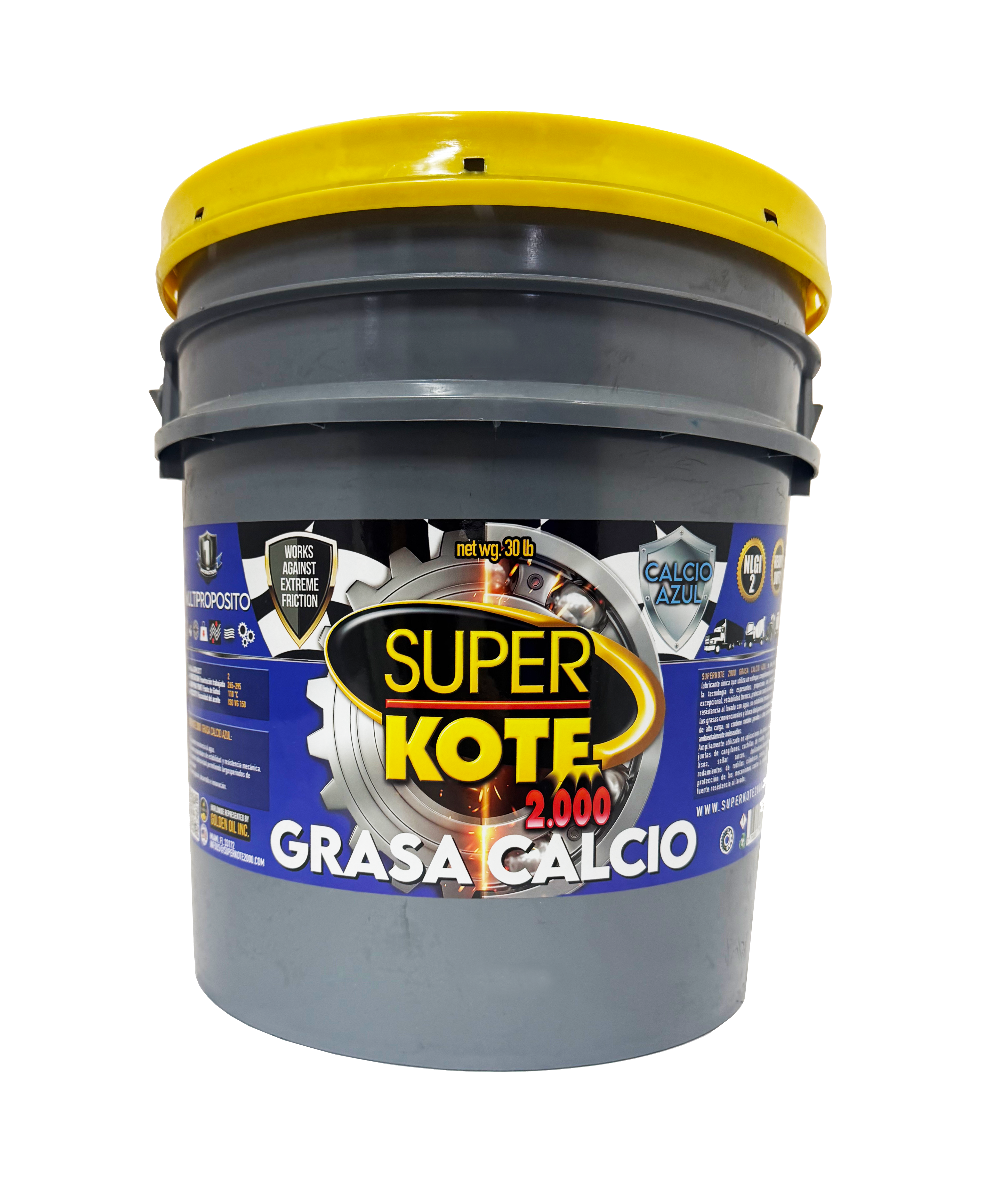 Grasa Calcio Azul Multiproposito NLGI 2 35 lb-2