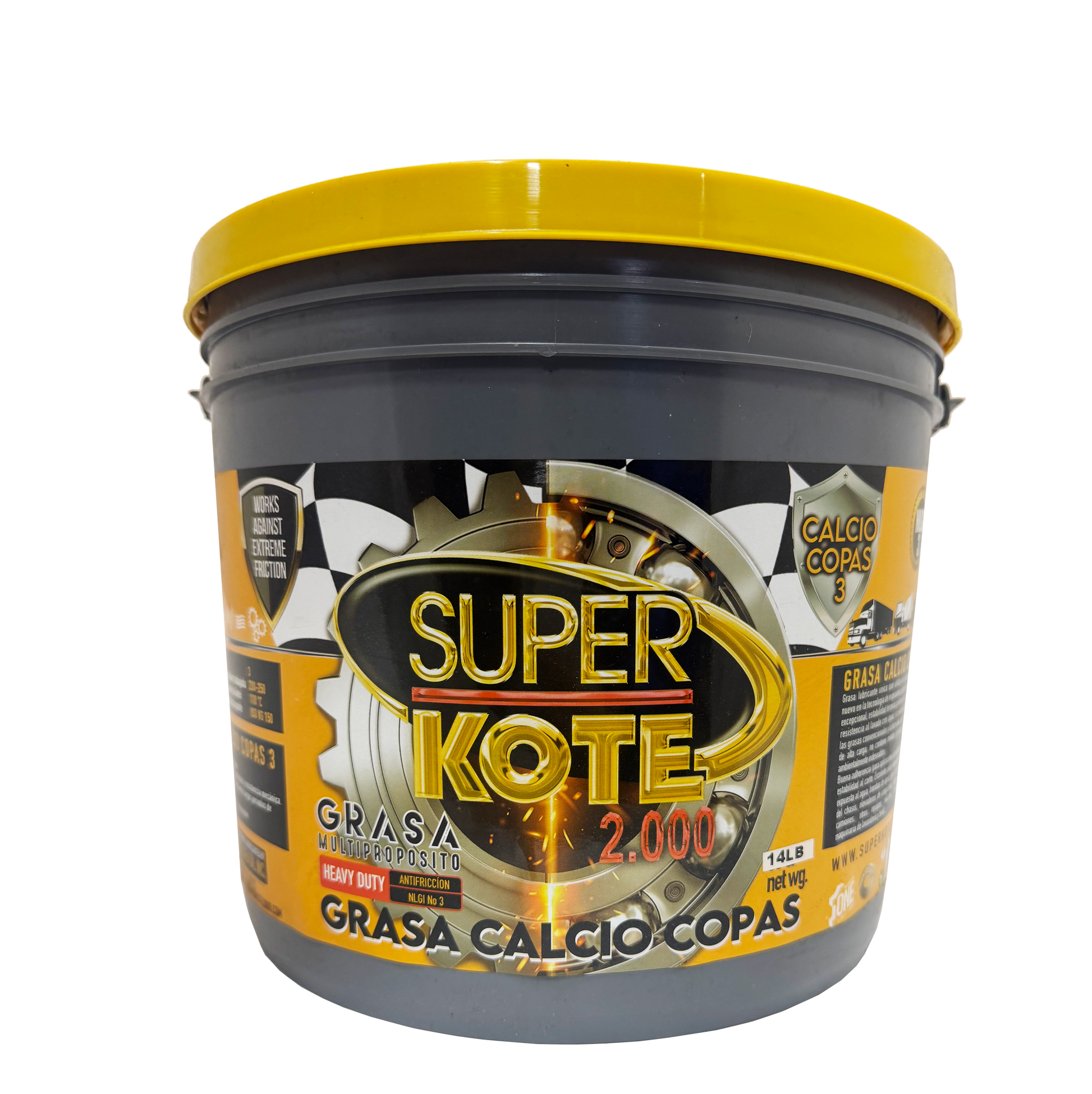Grasa de Copas Calcio Multipropósito NLGI 3 14 lb-2
