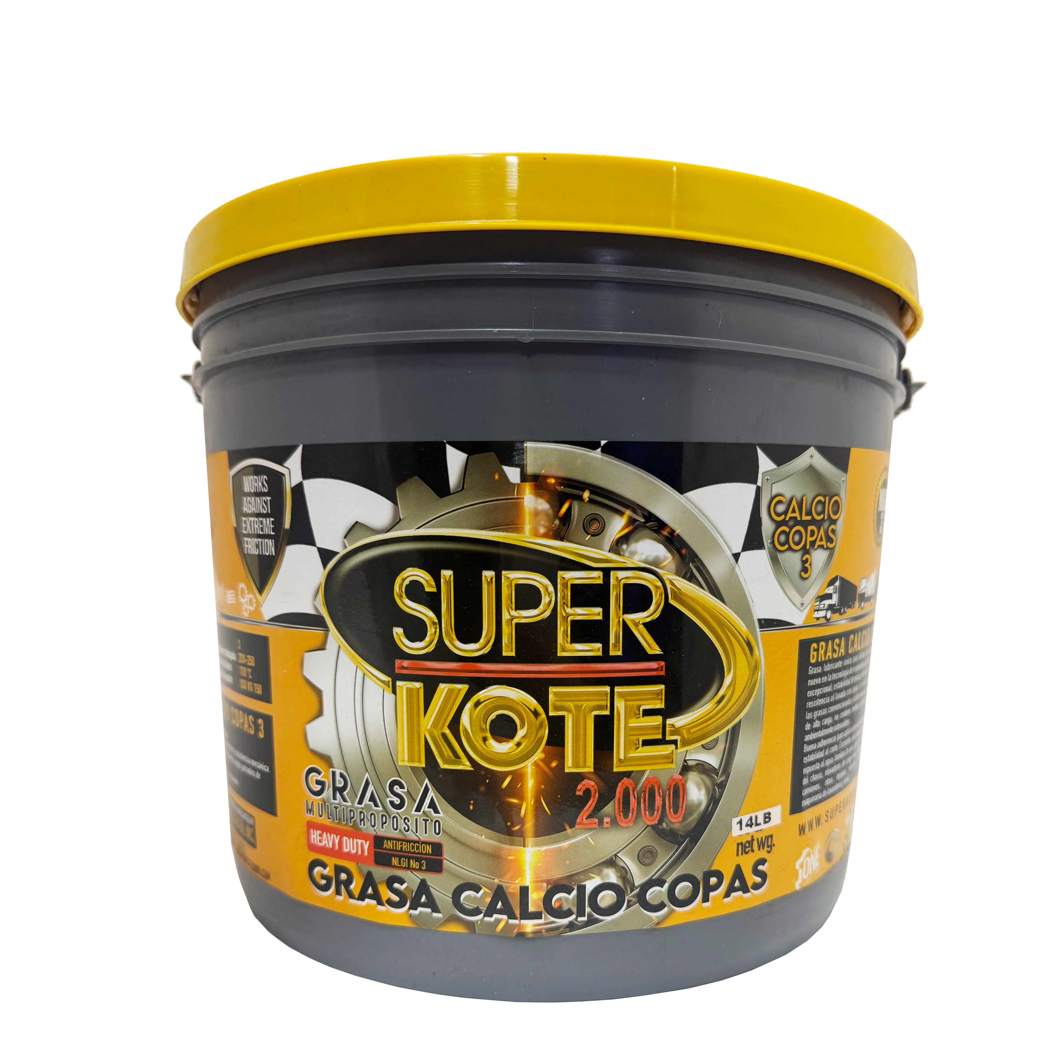 Grasa de Copas Calcio Multipropósito NLGI 3 14 lb-2