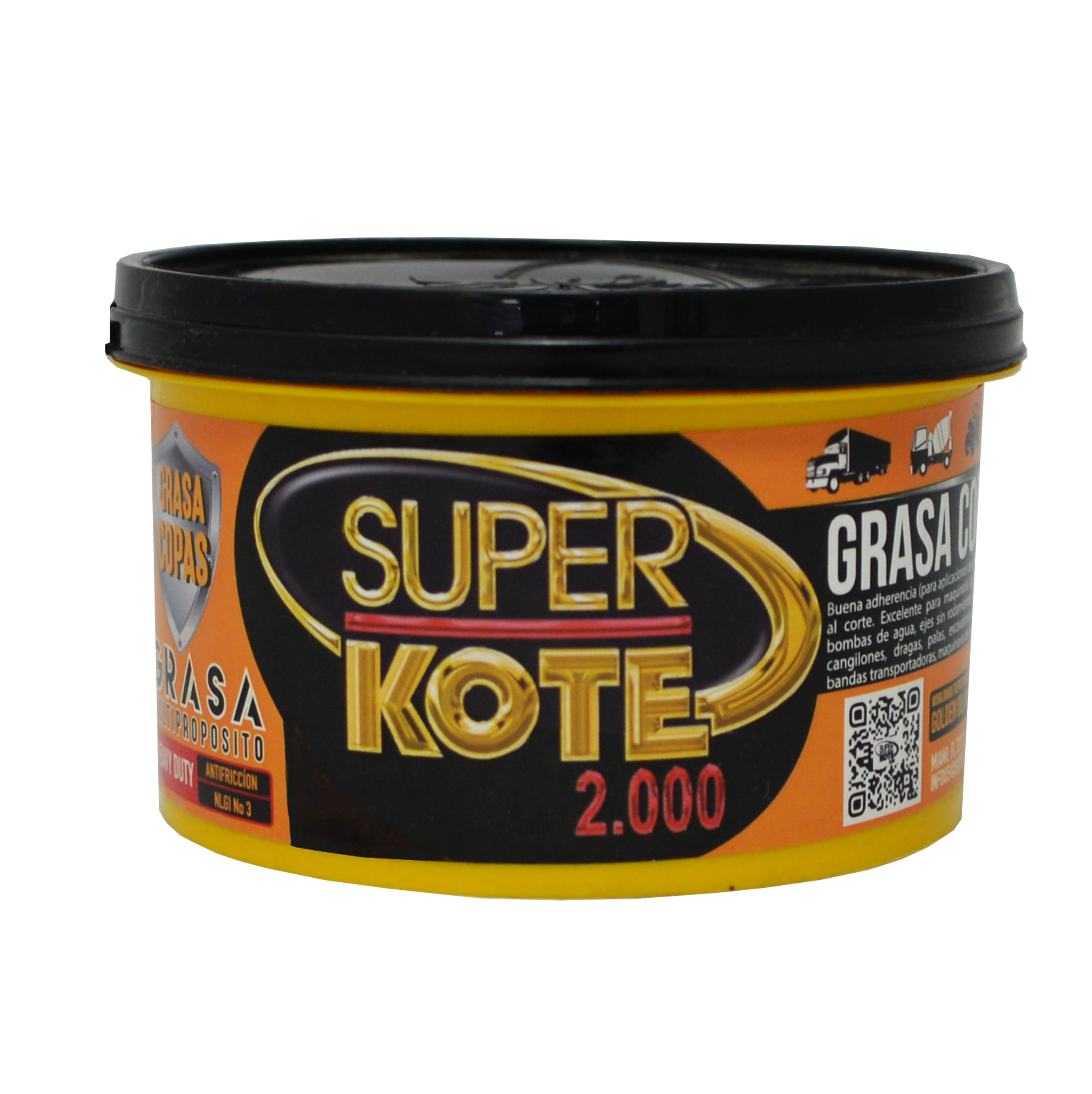 Grasa de Copas Calcio Multipropósito NLGI 3 330gr-2