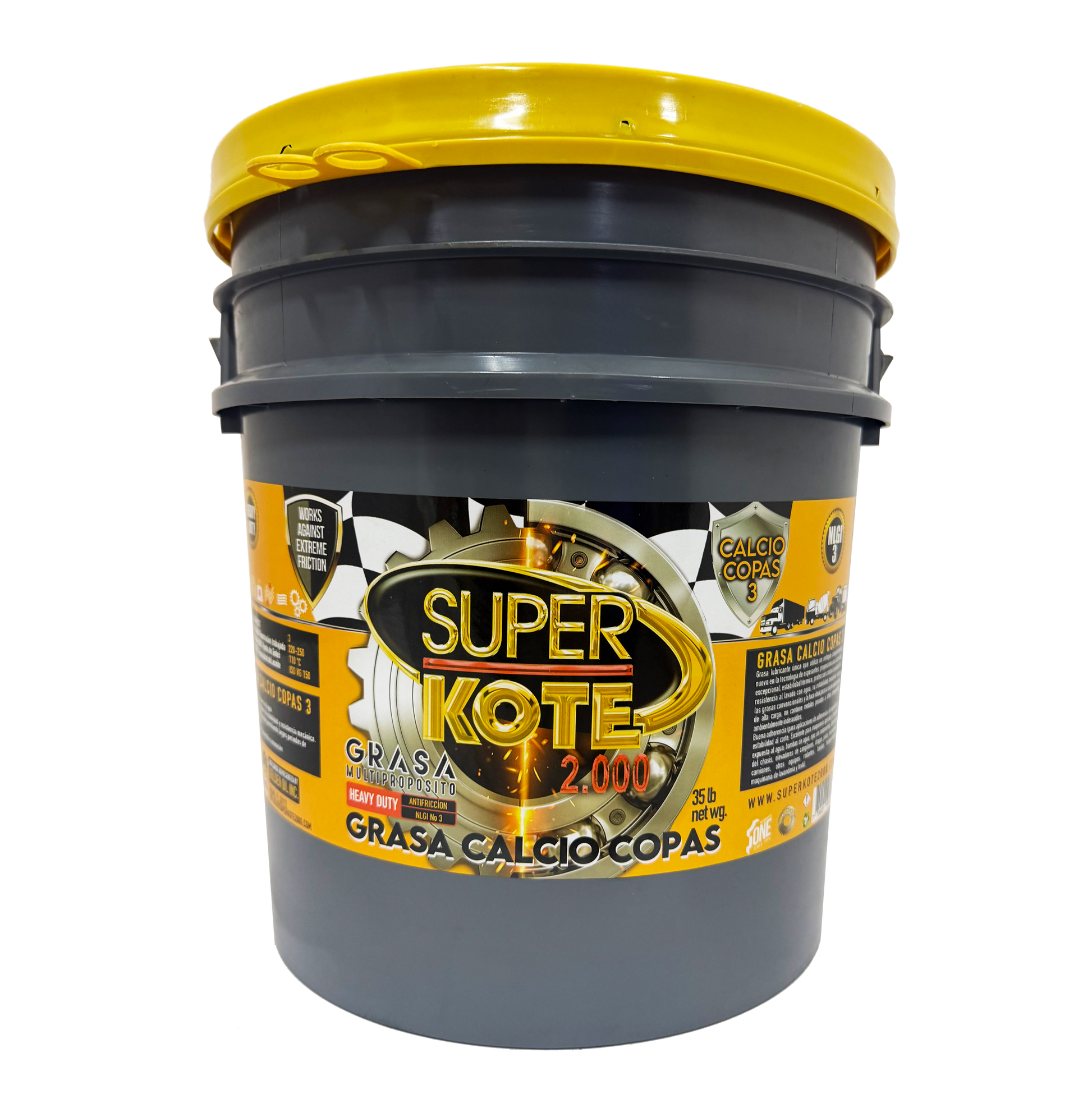 Grasa Copas Calcio Multipropósito NLGI 3 35 lb-2