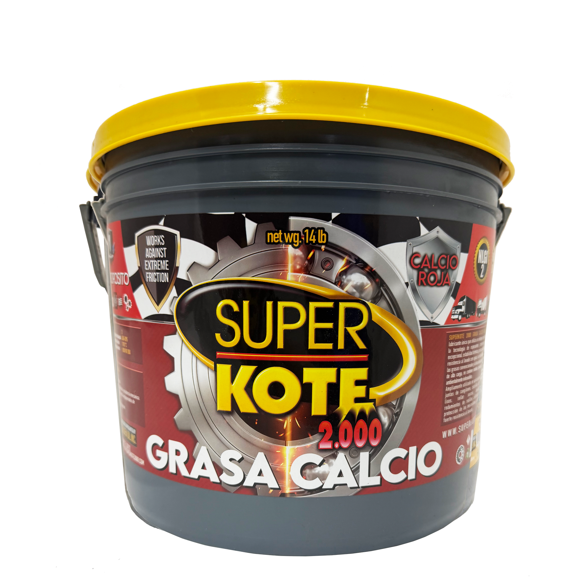 Grasa Chasis Calcio Roja Multiproposito NLGI 2 14 lb-2