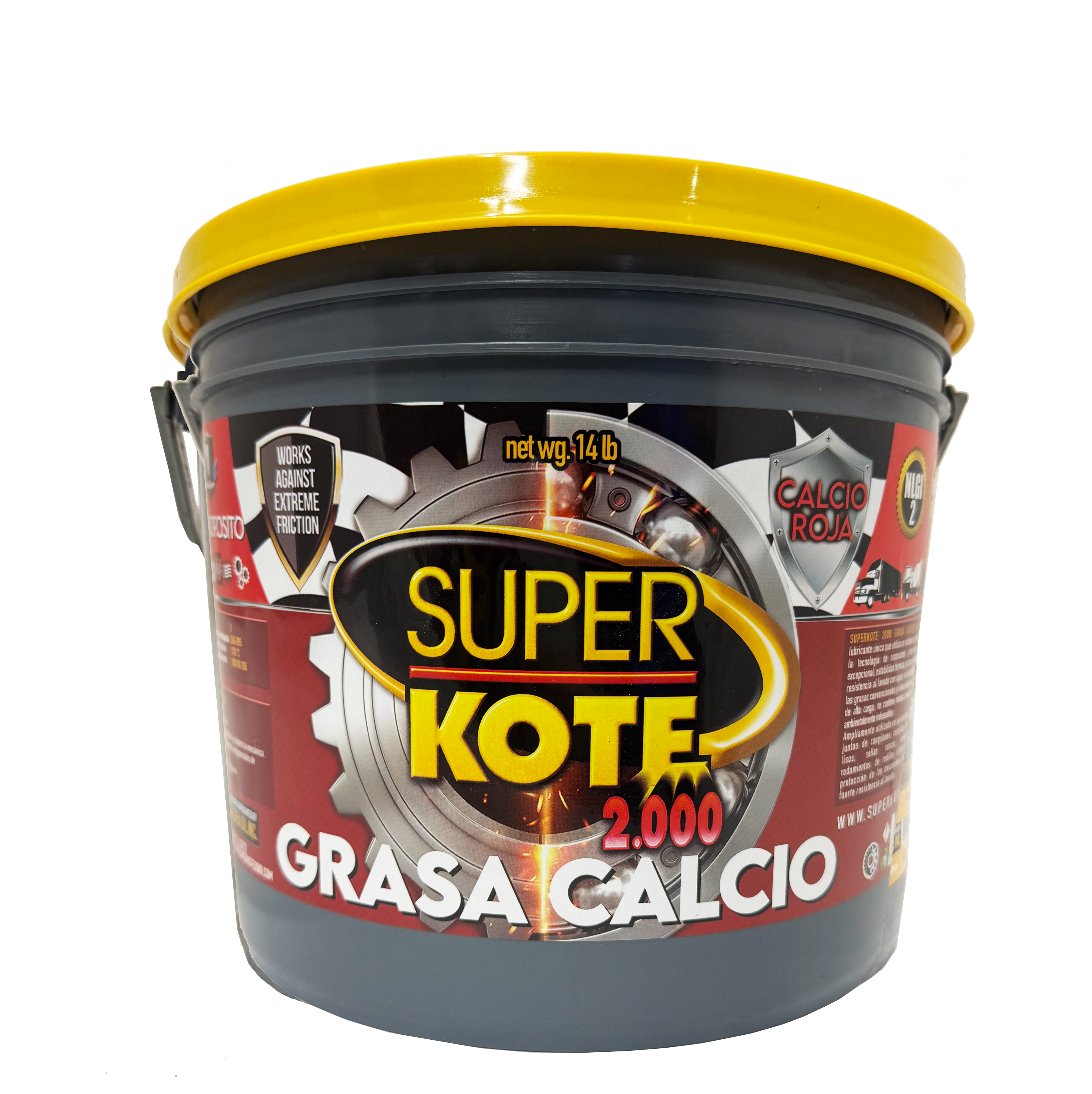 Grasa Chasis Calcio Roja Multiproposito NLGI 2 14 lb-2