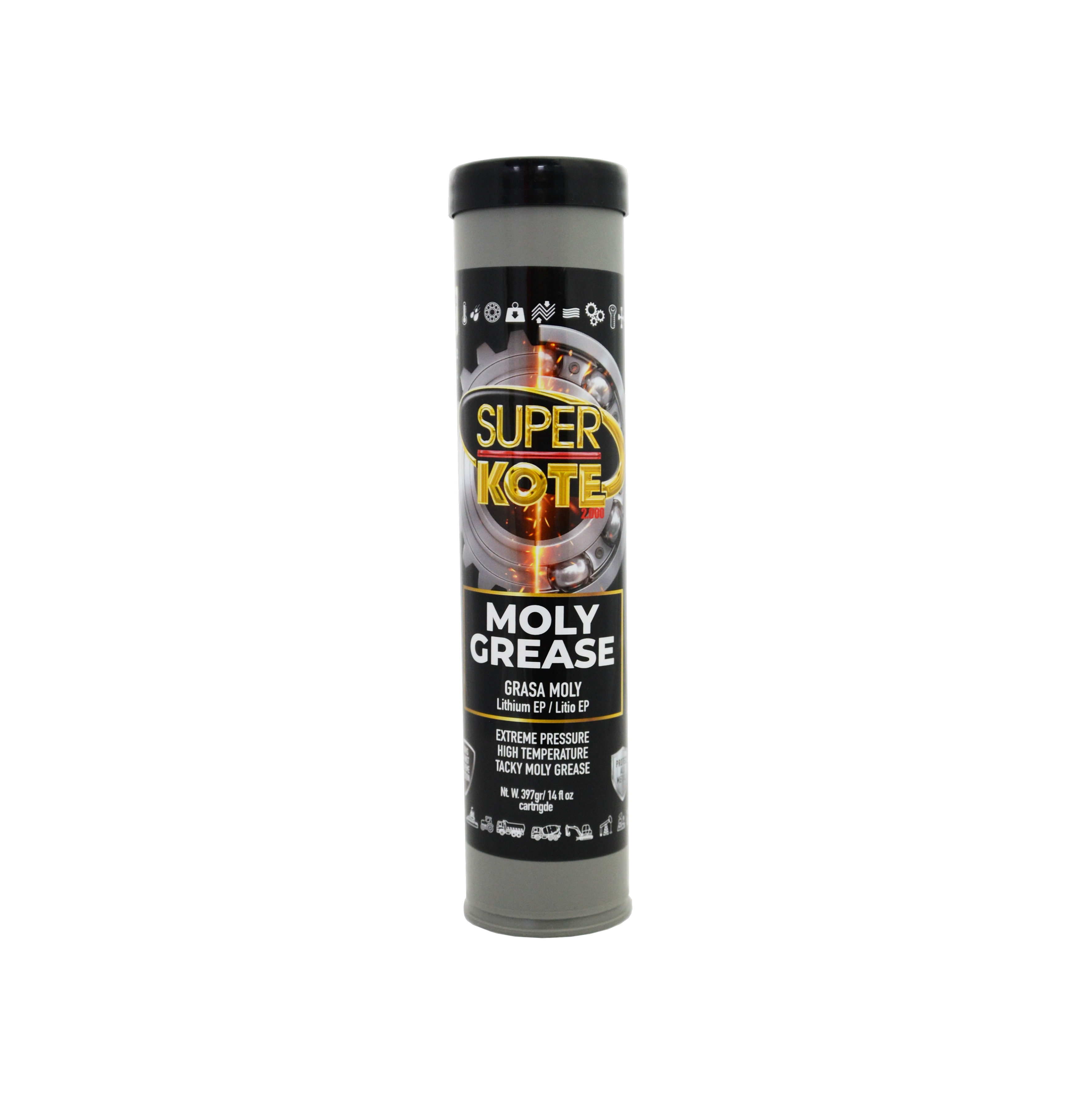 Grasa Moly de Litio NLGI 2 con 3% Molibdeno EP 397gr x 1 un