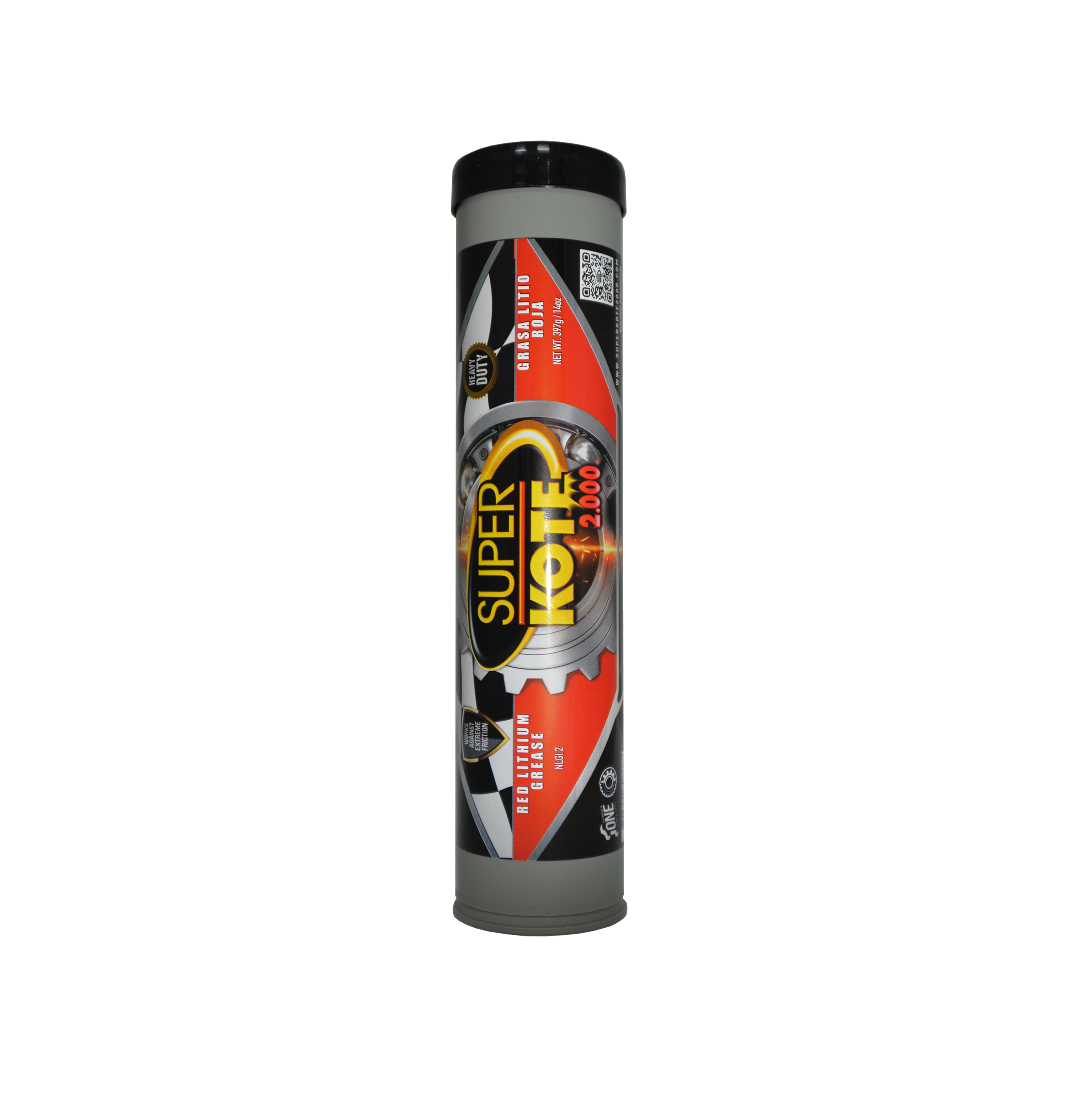 Grasa de Litio Roja Cartucho NLGI 2 EP 397gr x 1un