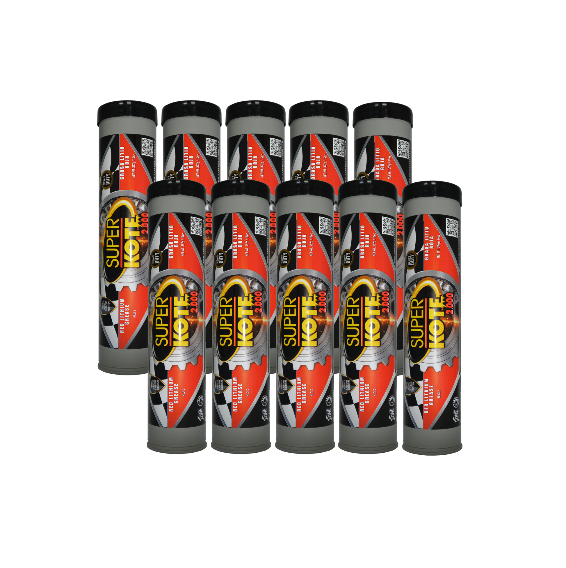 Grasa de LitioRoja en Cartuchos  NLGI 2 EP 397gr x 10un-1