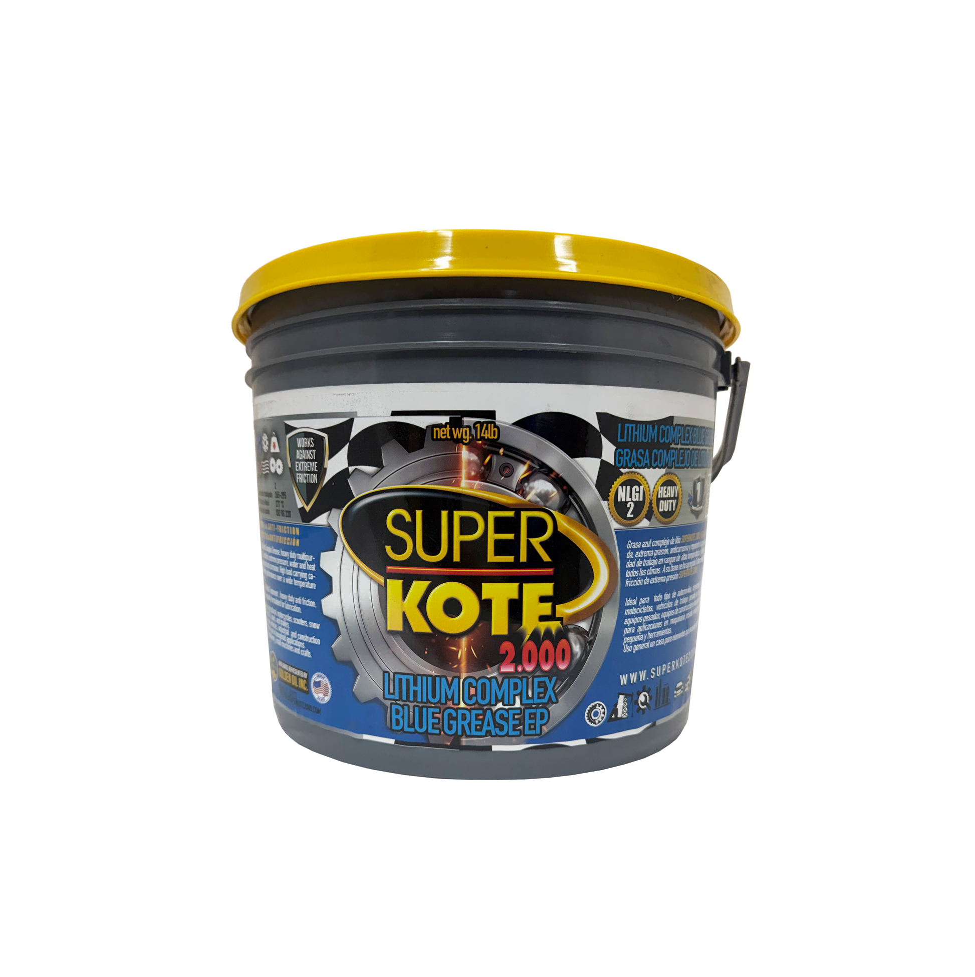 Grasa Complejo de Litio Azul NLGI 2 EP 14 lb-1