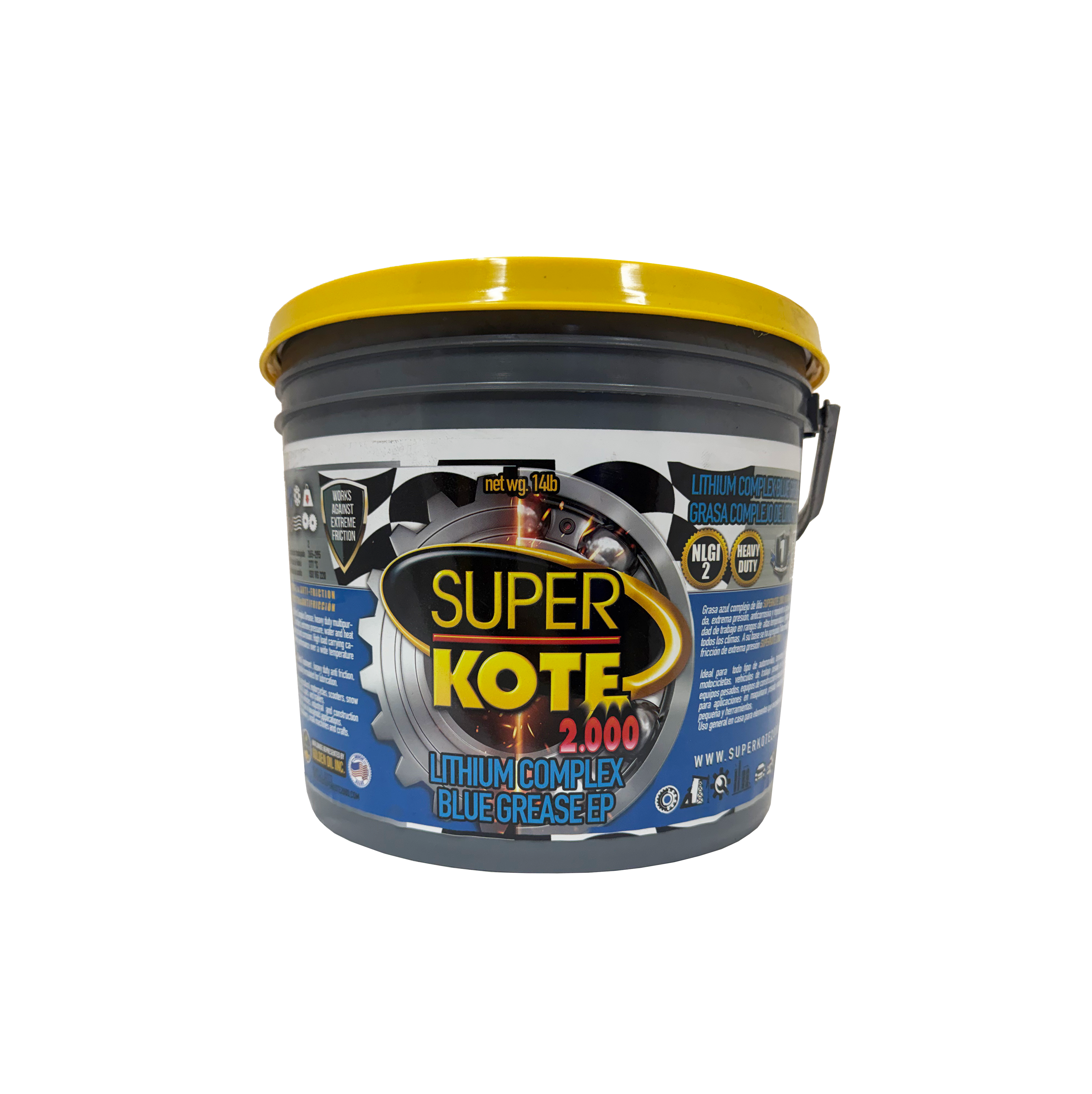 Grasa Complejo de Litio Azul NLGI 2 EP 14 lb