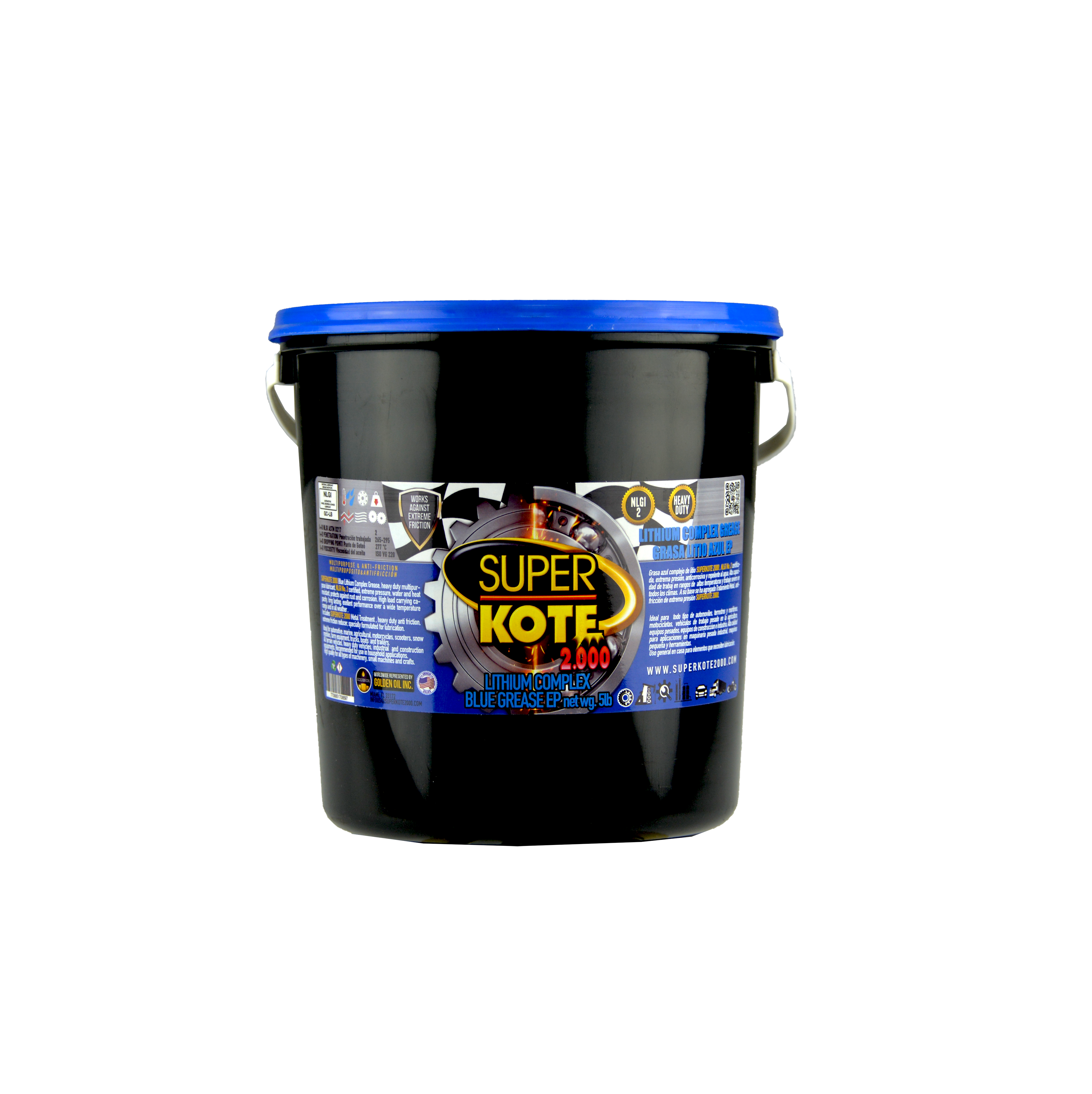 Grasa Complejo de Litio Azul NLGI 2 EP 5 lb