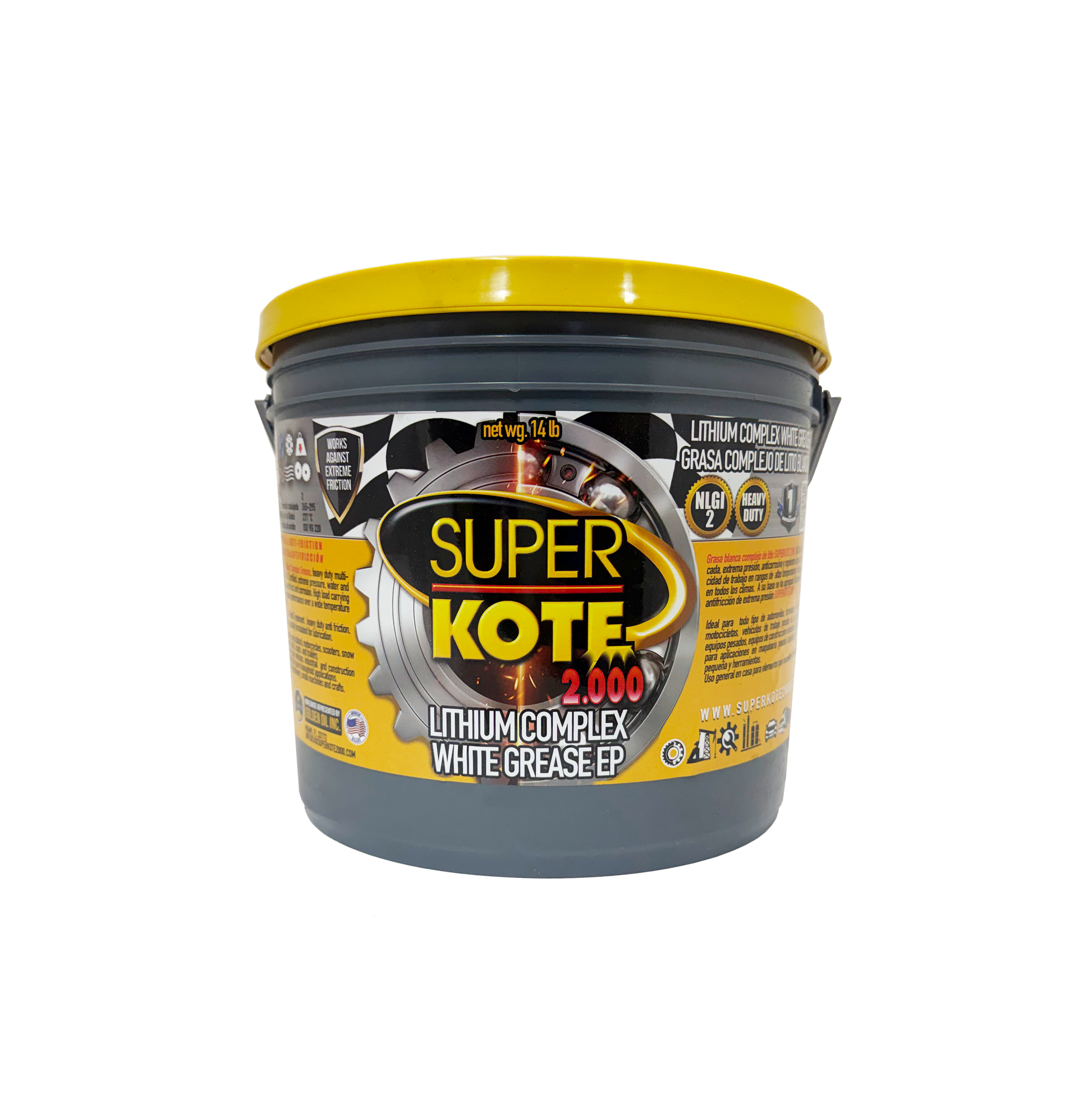 Grasa Complejo de Litio Blanca NLGI 2 EP 14 lb-1