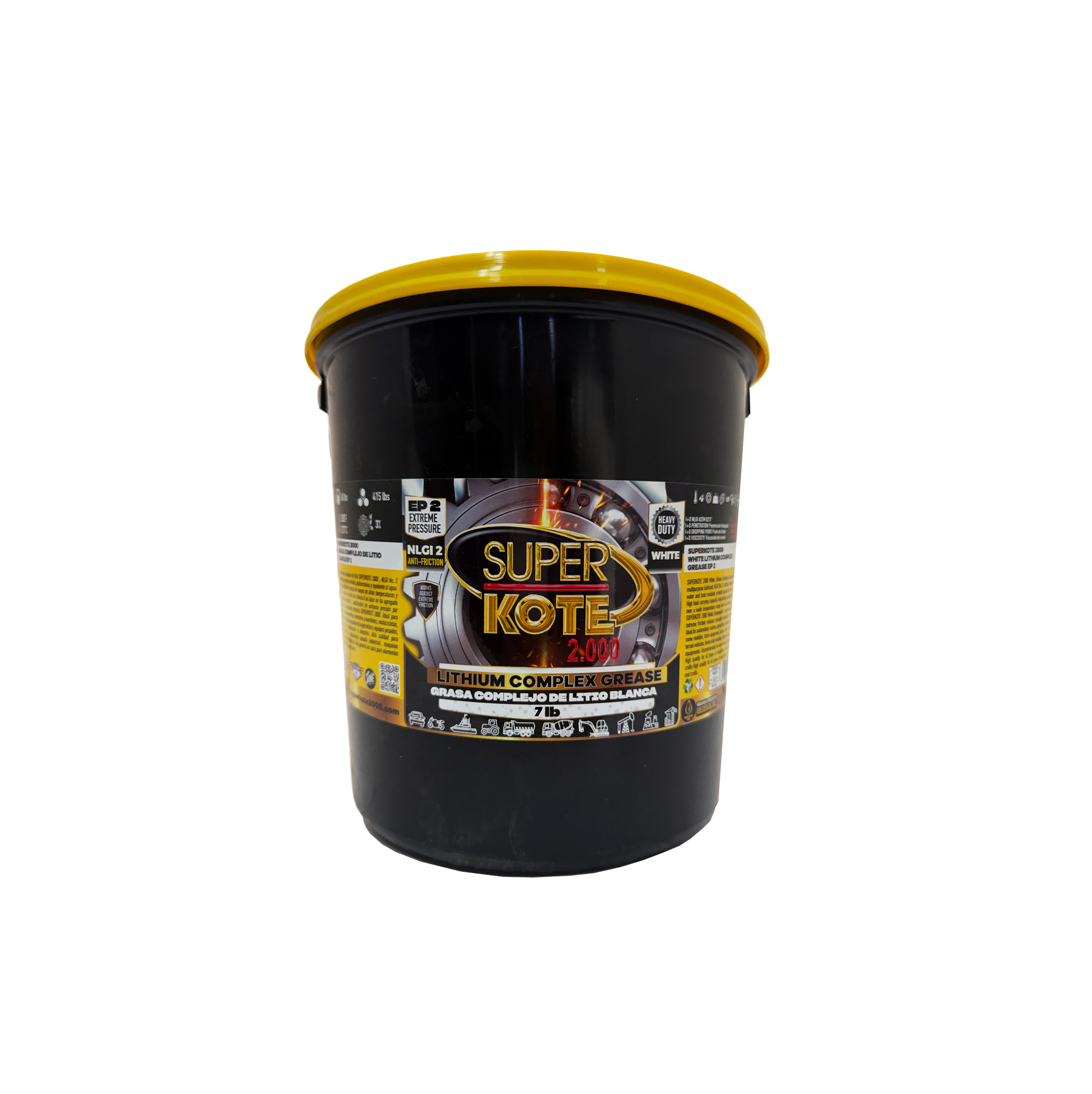 Grasa Complejo de Litio Blanca NLGI 2 EP 7 lb-1