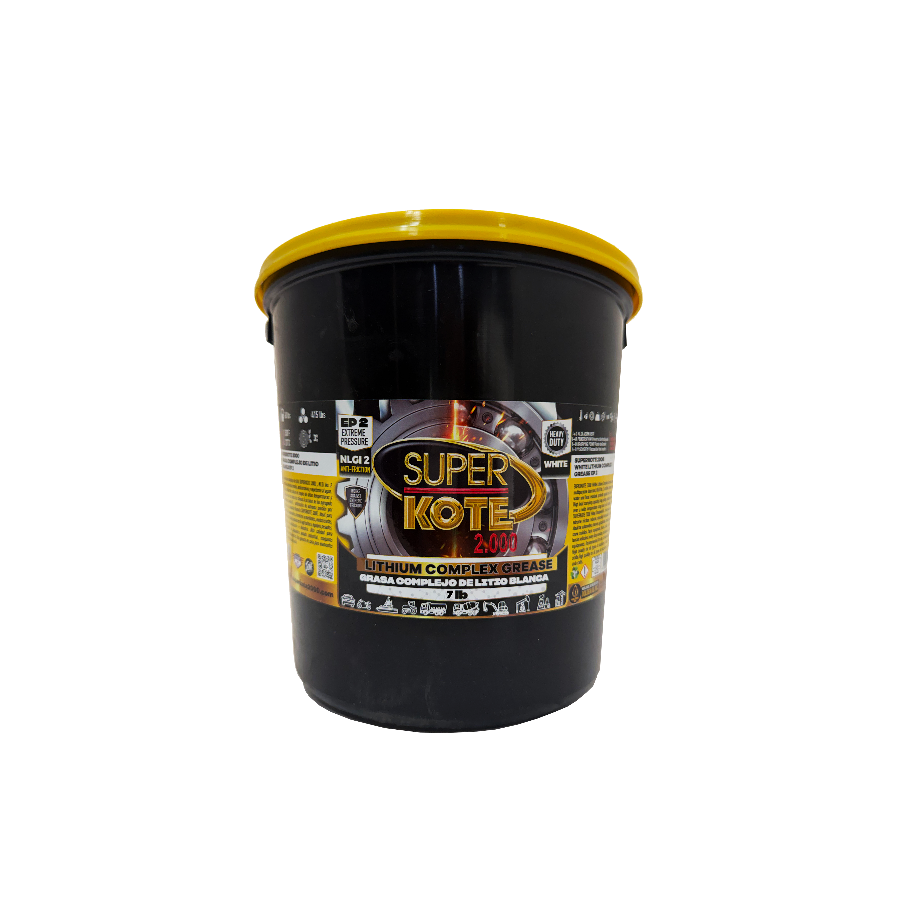 Grasa Complejo de Litio Blanca NLGI 2 EP 7 lb