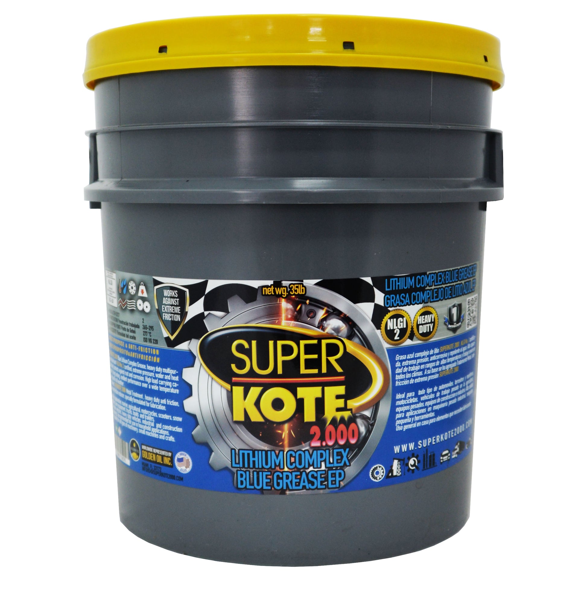 Grasa Complejo de Litio Azul NLGI 2 EP 35 lb-2