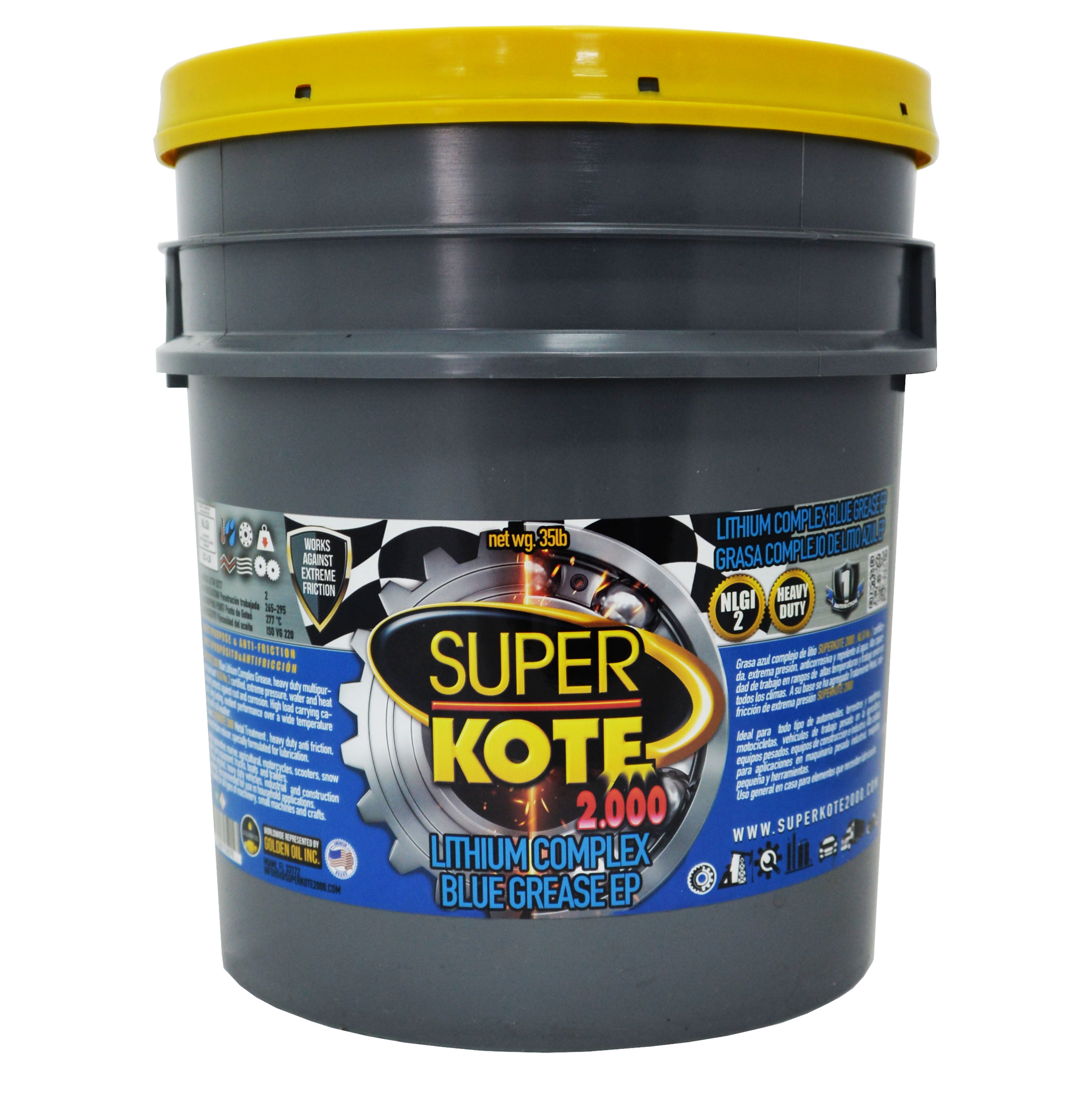Grasa Complejo de Litio Azul NLGI 2 EP 35 lb-2