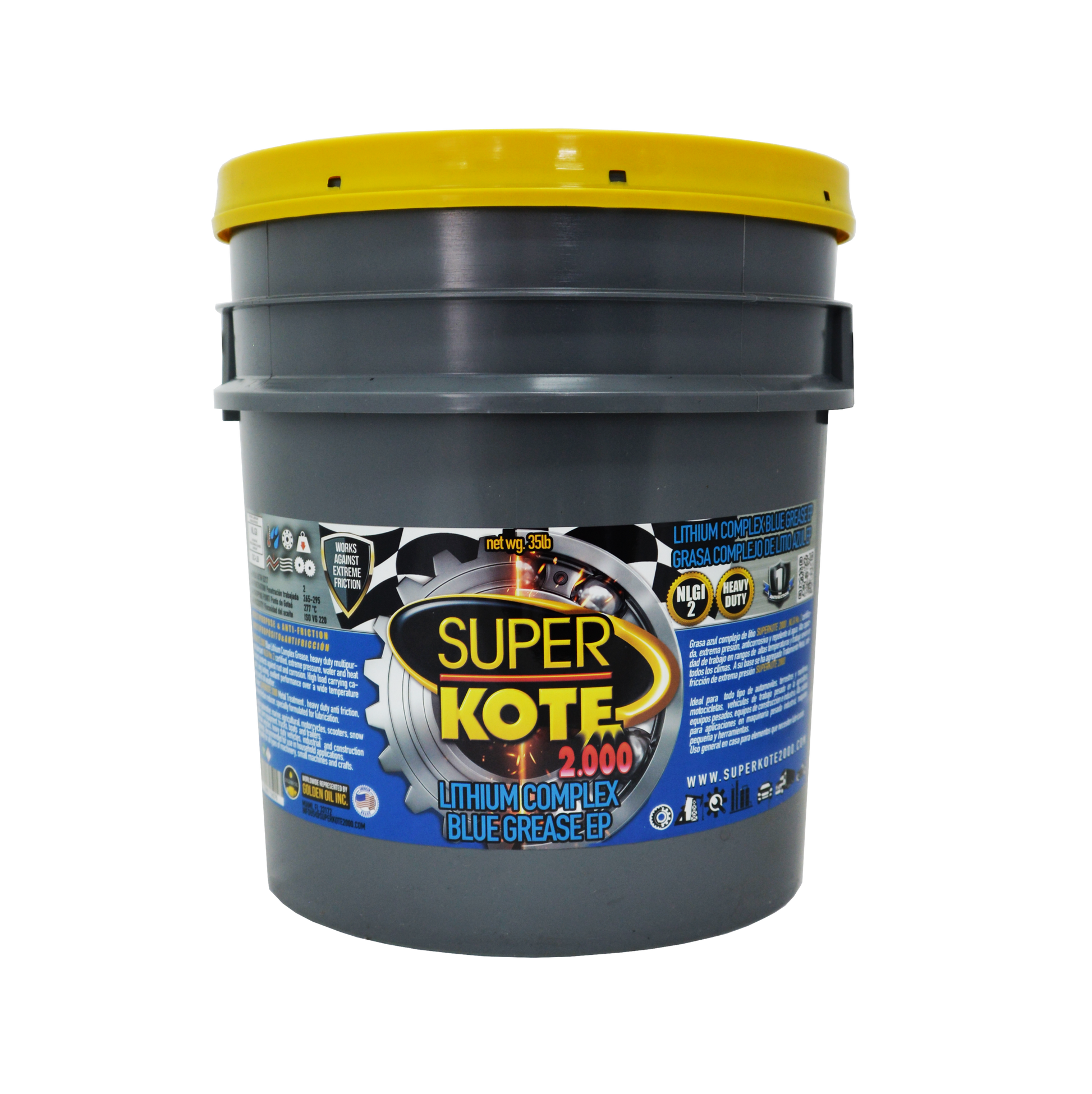 Grasa Complejo de Litio Azul NLGI 2 EP 35 lb-1