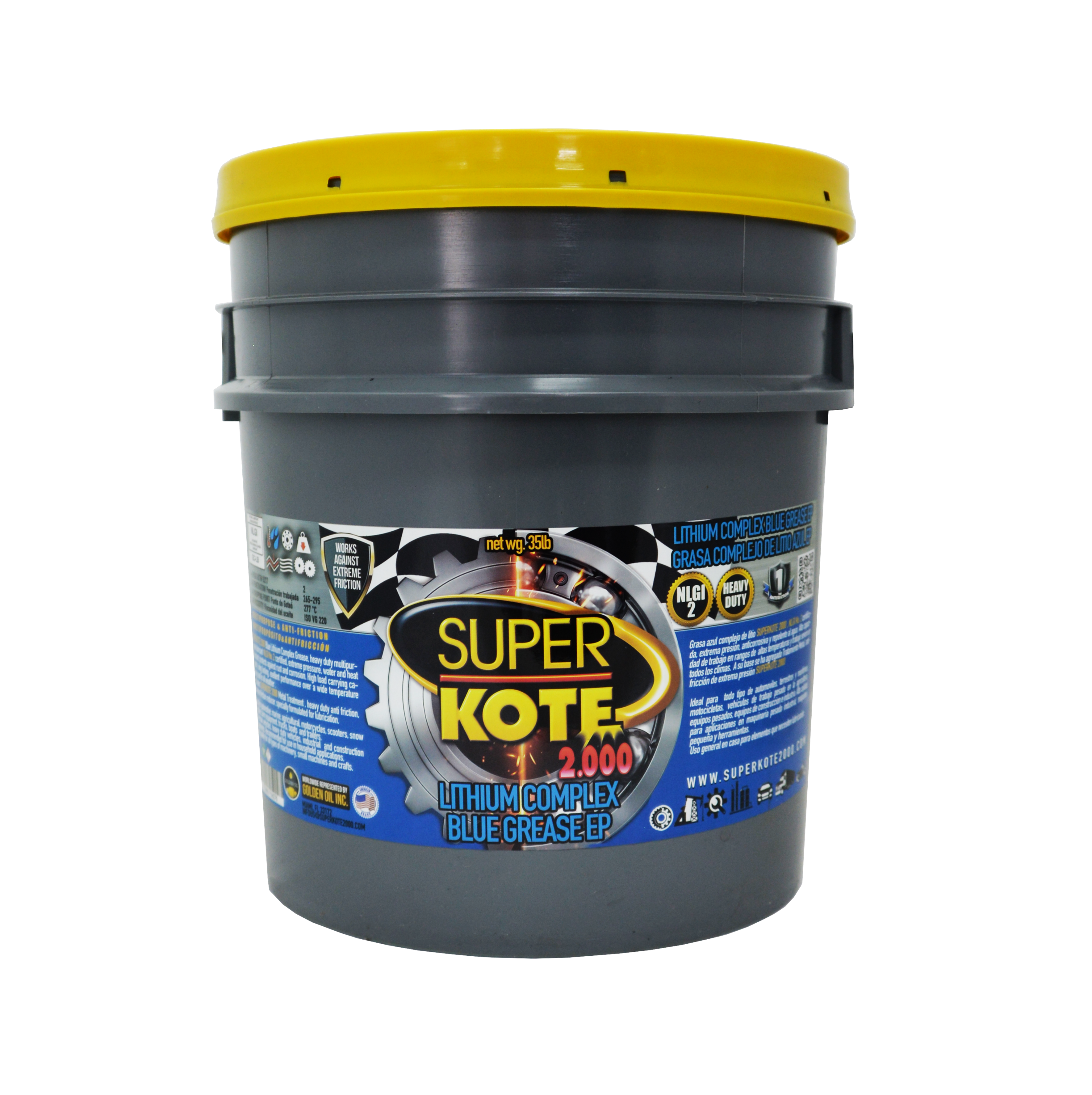 Grasa Complejo de Litio Azul NLGI 2 EP 35 lb