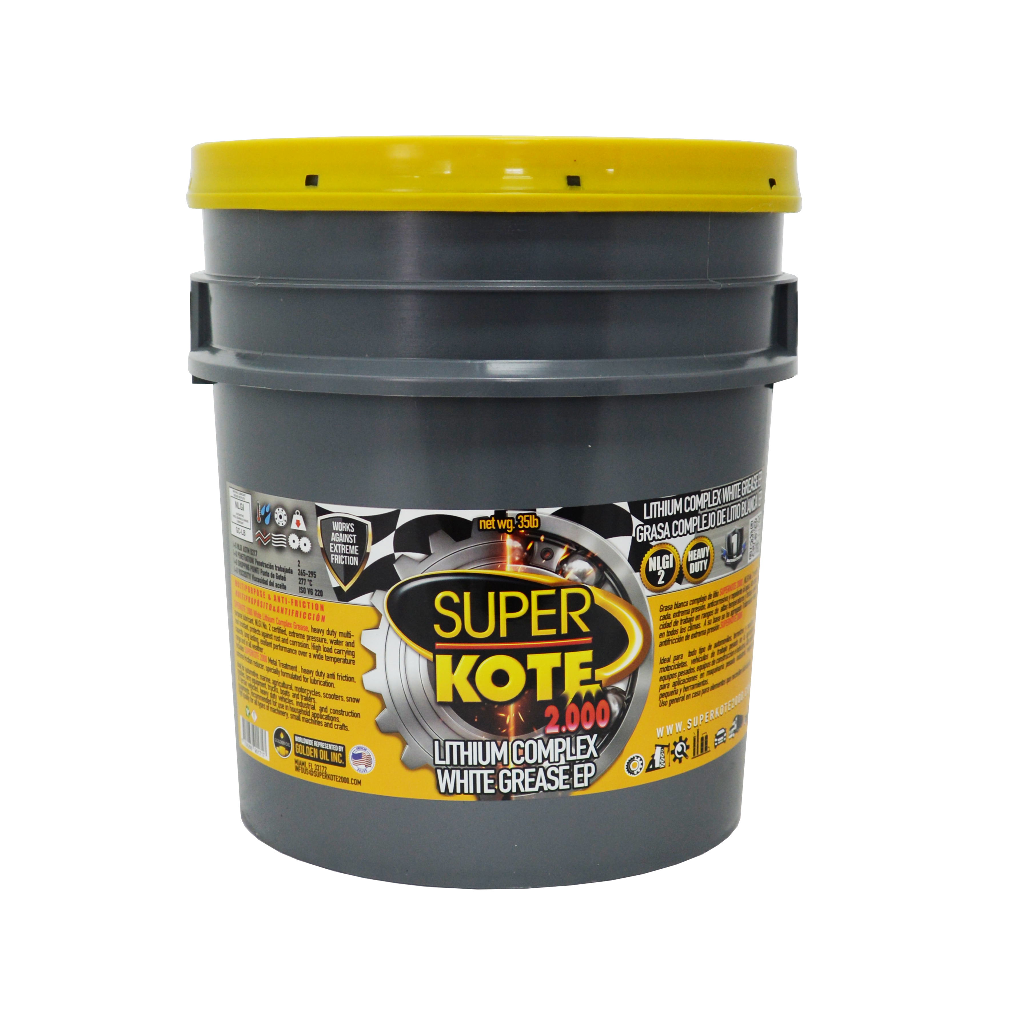 Grasa Complejo de Litio Blanca NLGI 2 EP 35 lb