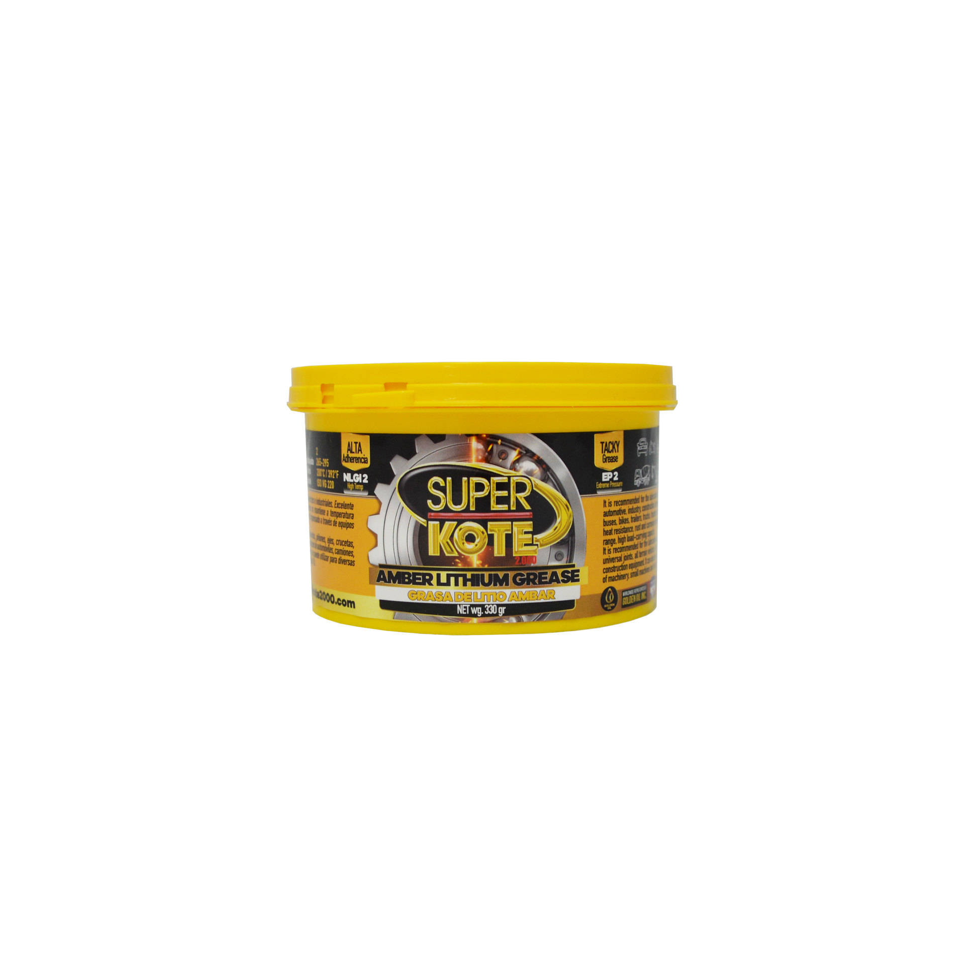 Grasa de Litio Ambar Multiproposito NLGI 2 EP 330gr-1