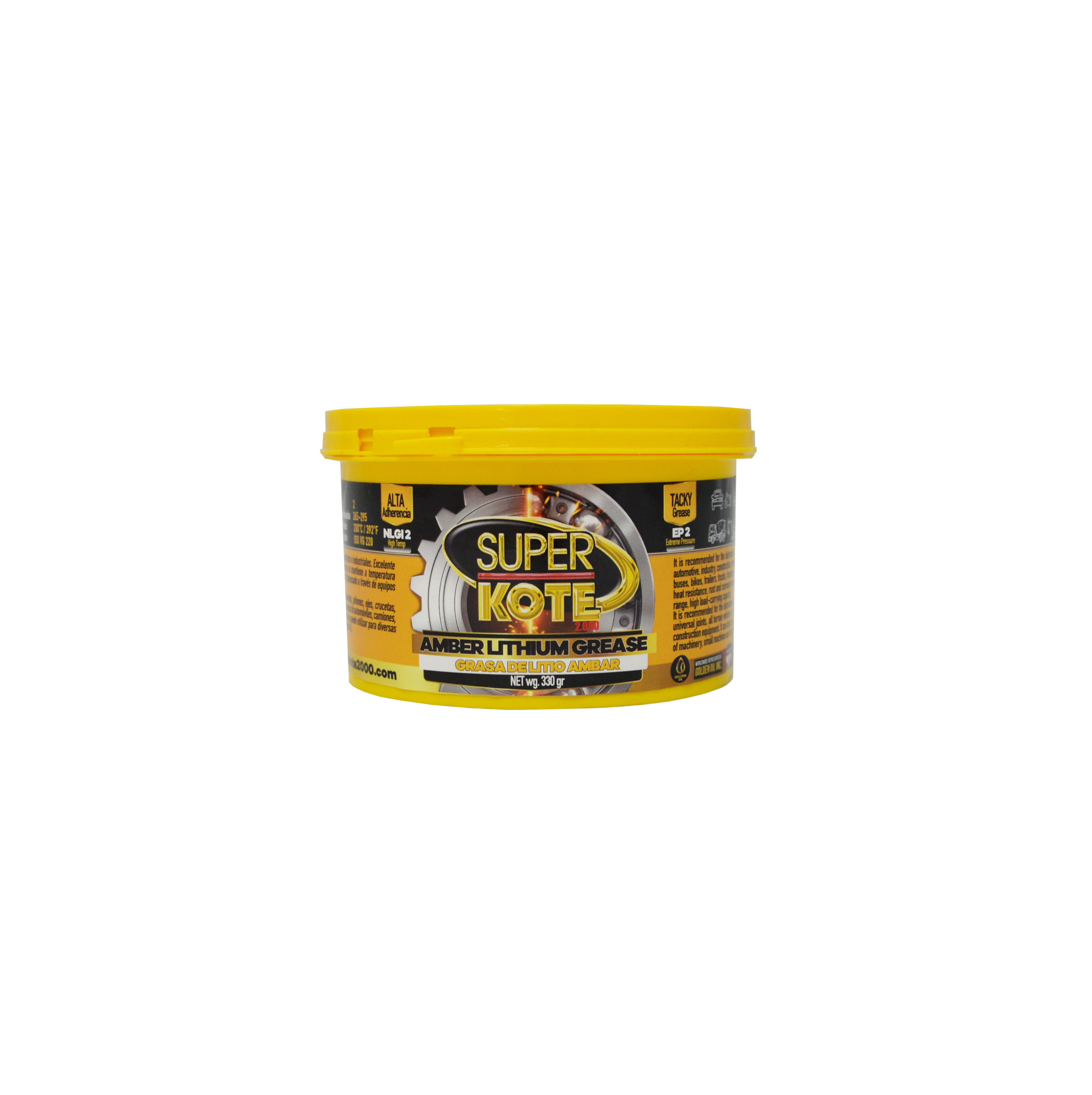 Grasa de Litio Ambar Multiproposito NLGI 2 EP 330gr