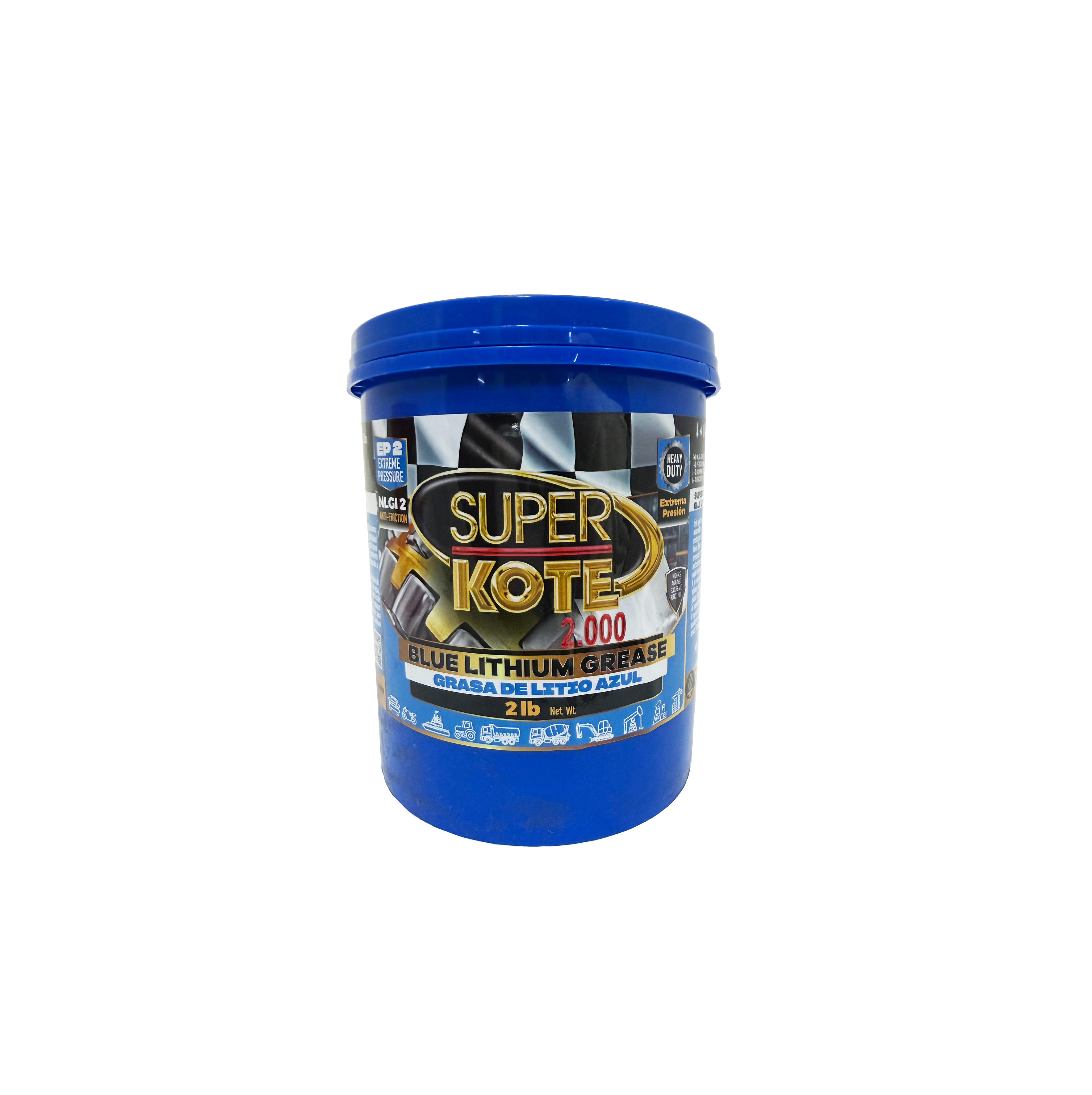 Grasa de Litio Azul NLGI 2 EP 2 lb