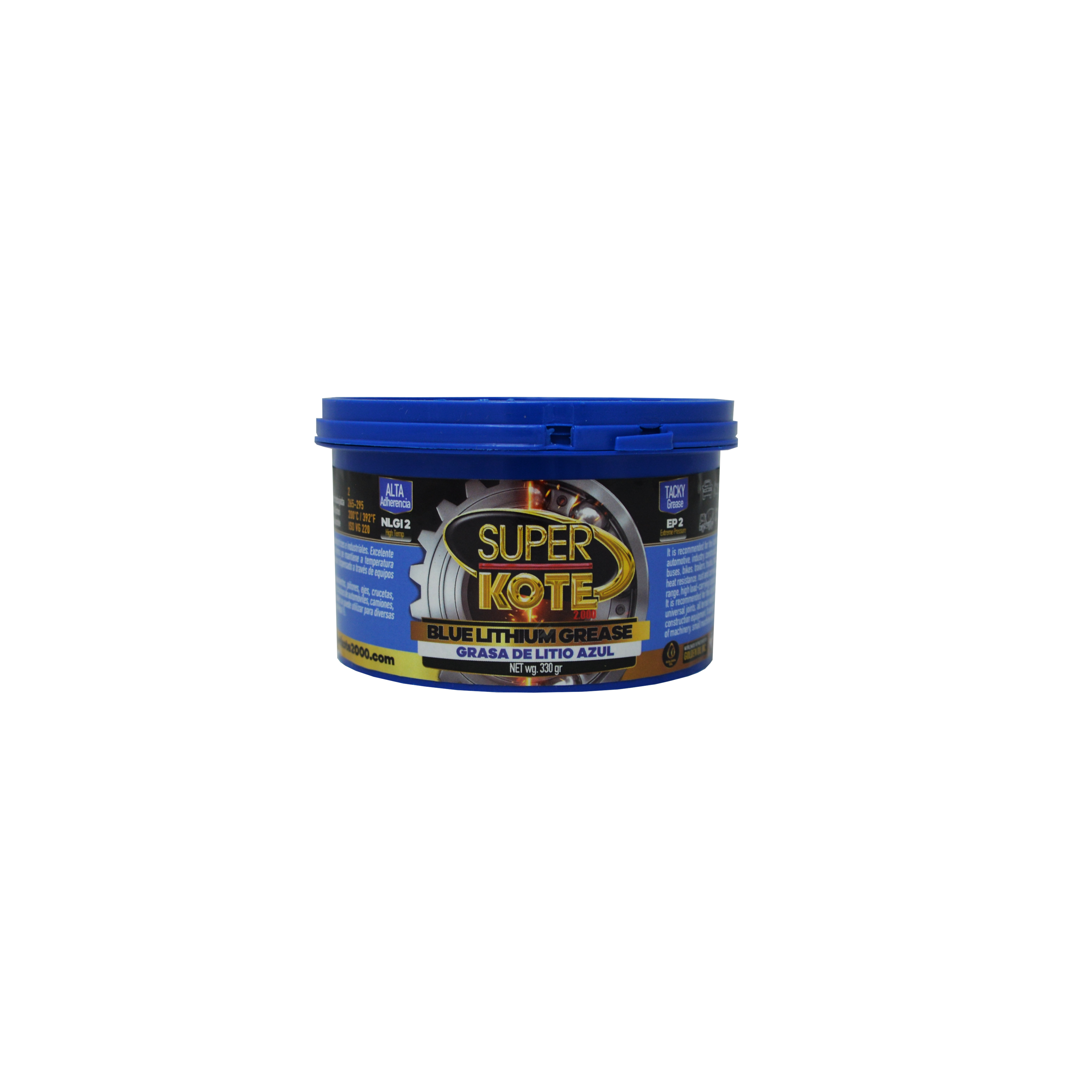 Grasa de Litio Azul NLGI 2 EP 330gr