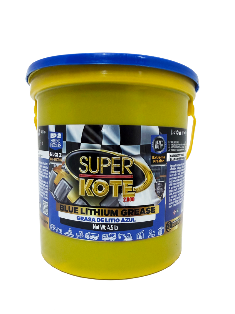 Grasa de Litio Azul NLGI 2 EP 4.5 lb-2