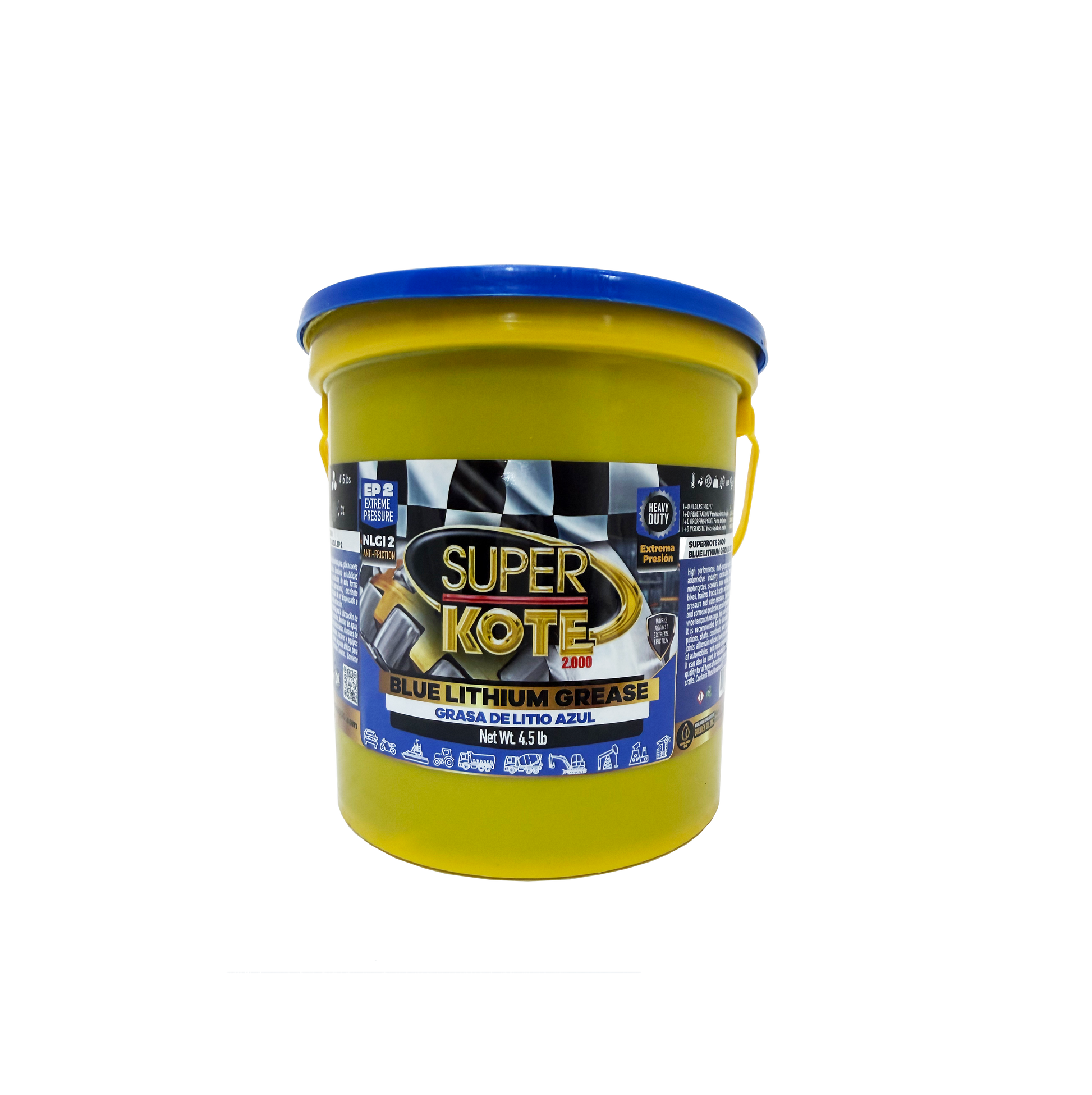 Grasa de Litio Azul NLGI 2 EP 4.5 lb-1