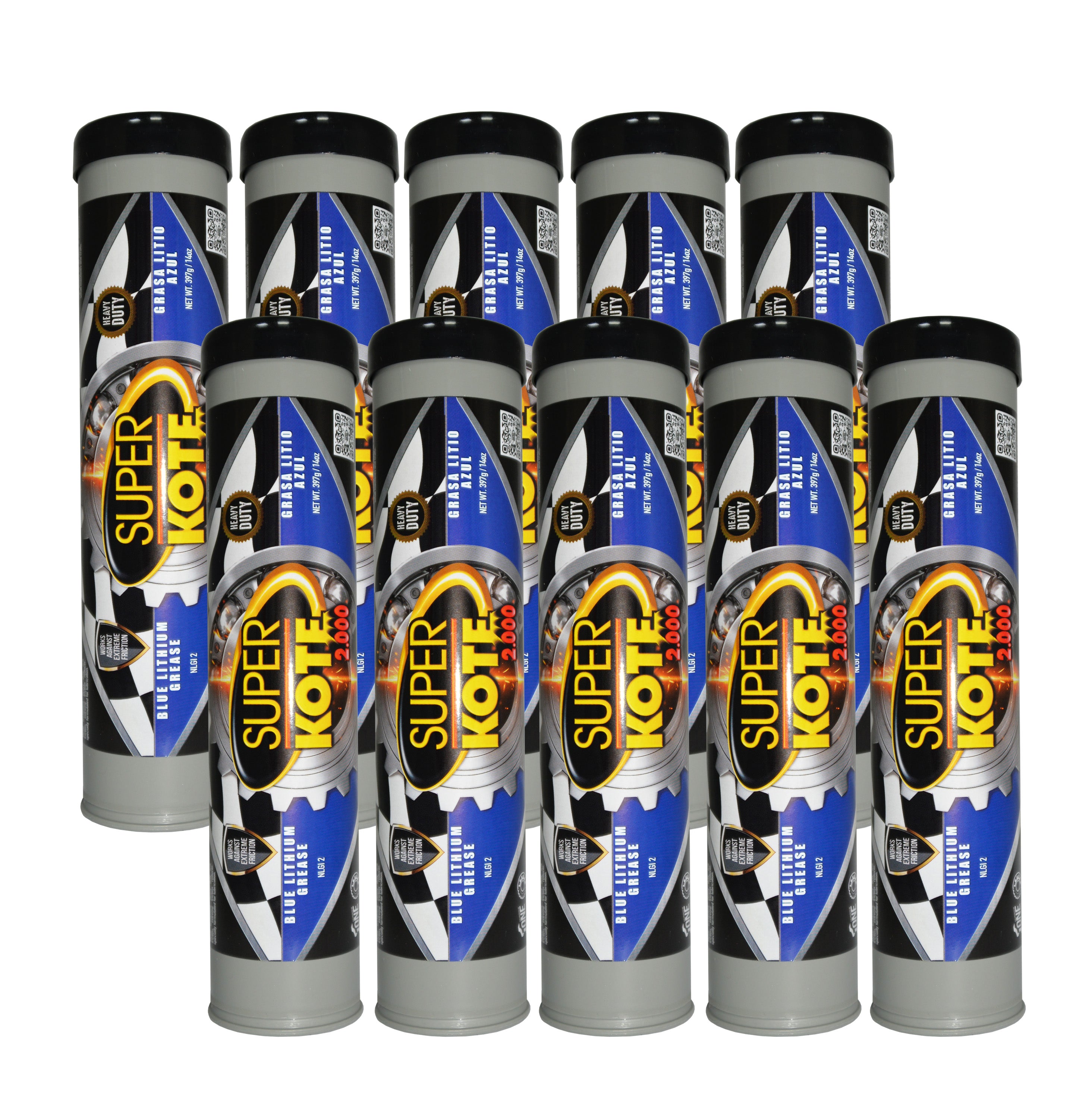 Grasa de Litio Azul en Cartuchos NLGI 2 EP 397gr x 10un-2