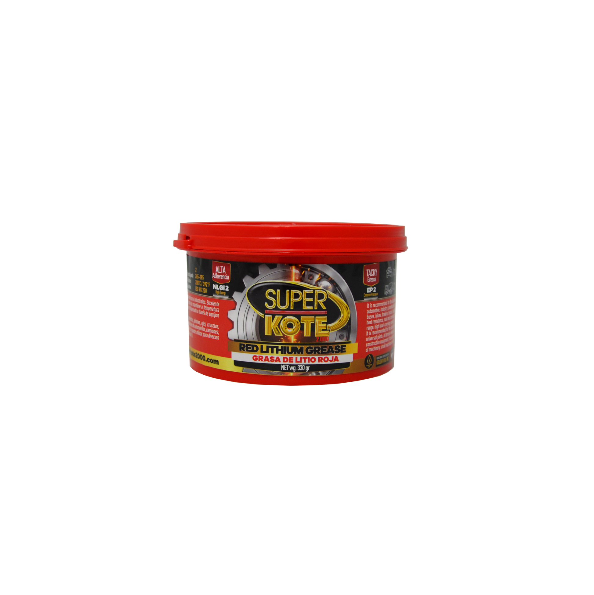 Grasa de Litio Roja NLGI 2 EP 330gr-1