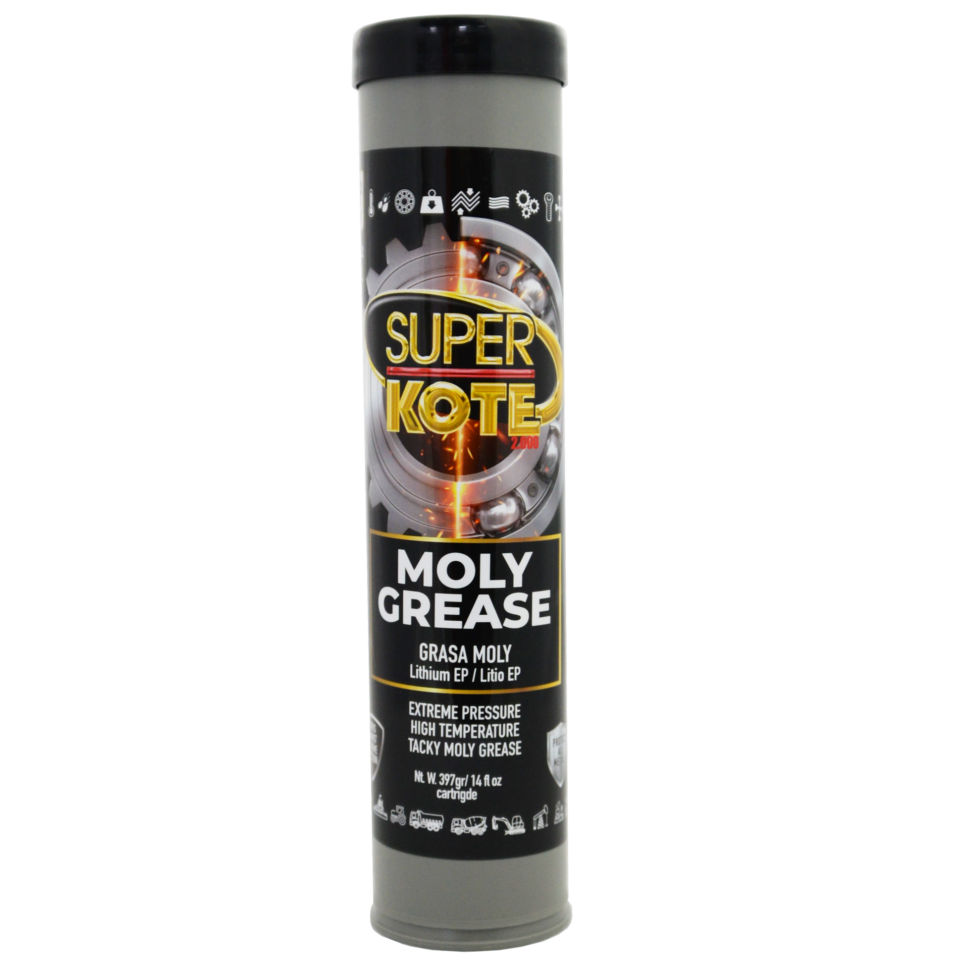 Grasa Moly de Litio NLGI 2 con 3% Molibdeno EP 397gr x 1 un-2