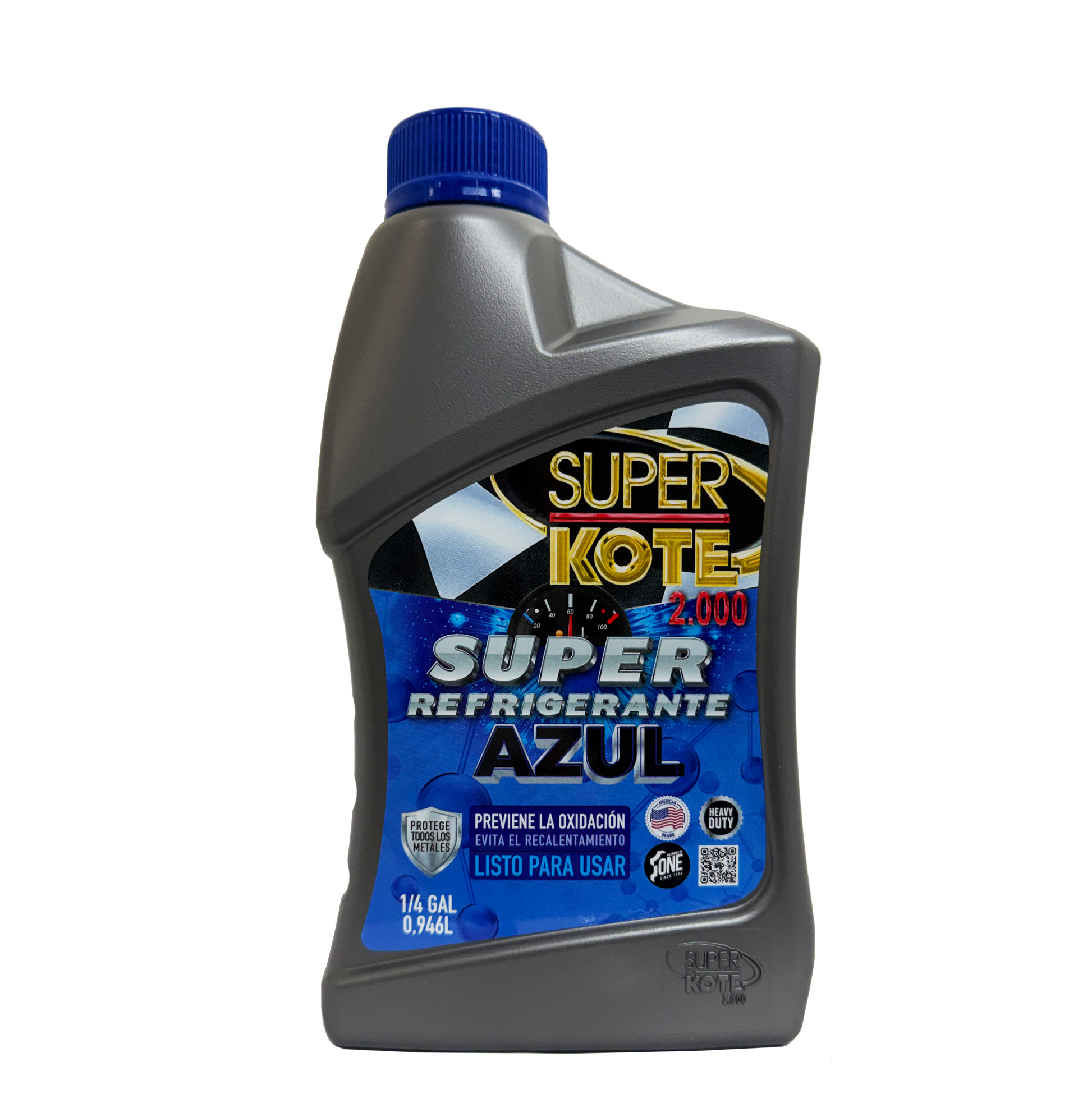 Super Refrigerante Azul Base Agua 1/4 gl-1