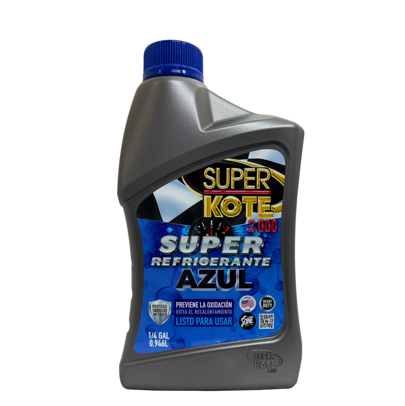 Super Refrigerante Azul Base Agua 1/4 gl-1