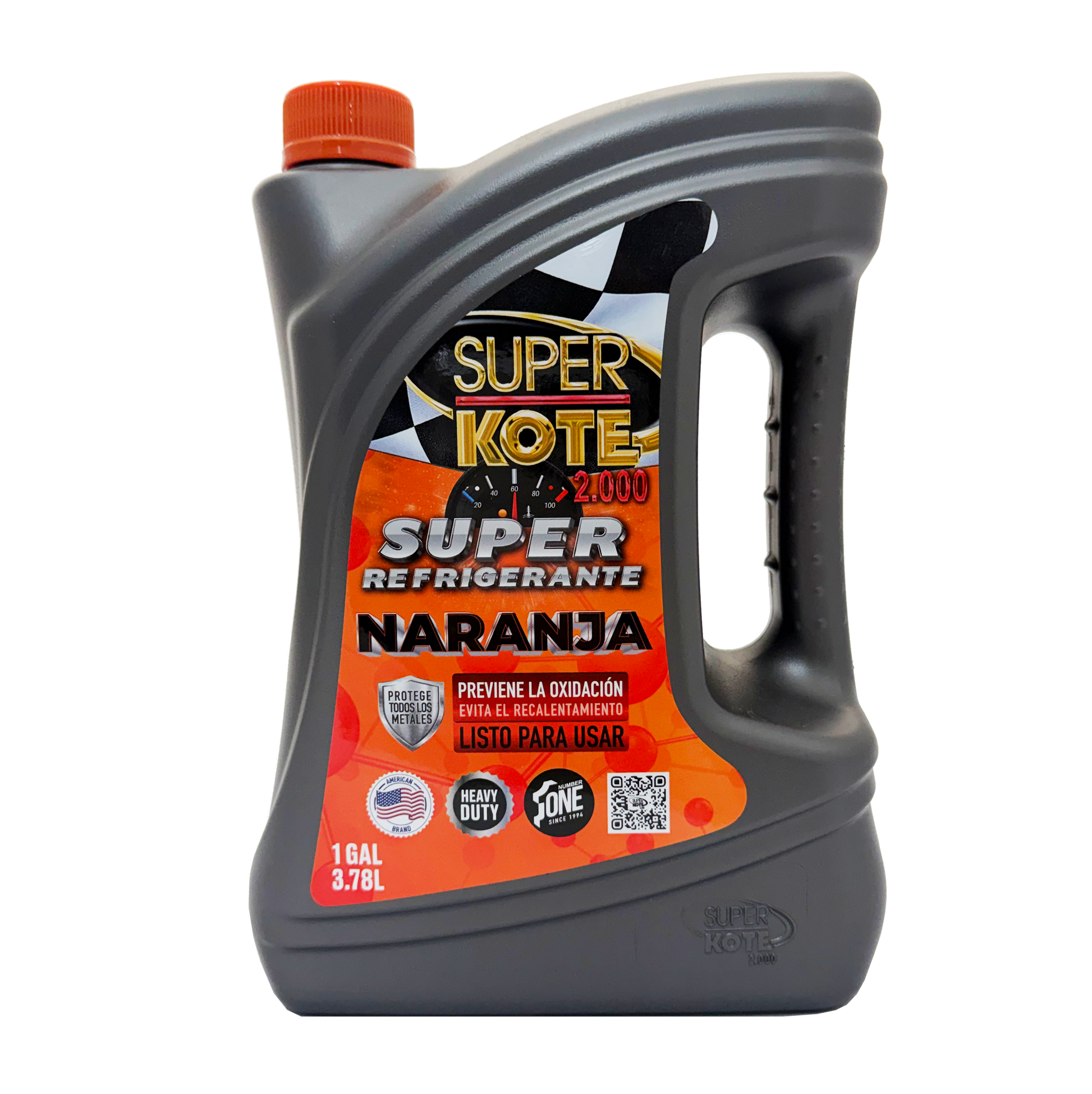 Super Refrigerante Naranja Base Agua 1gl-1