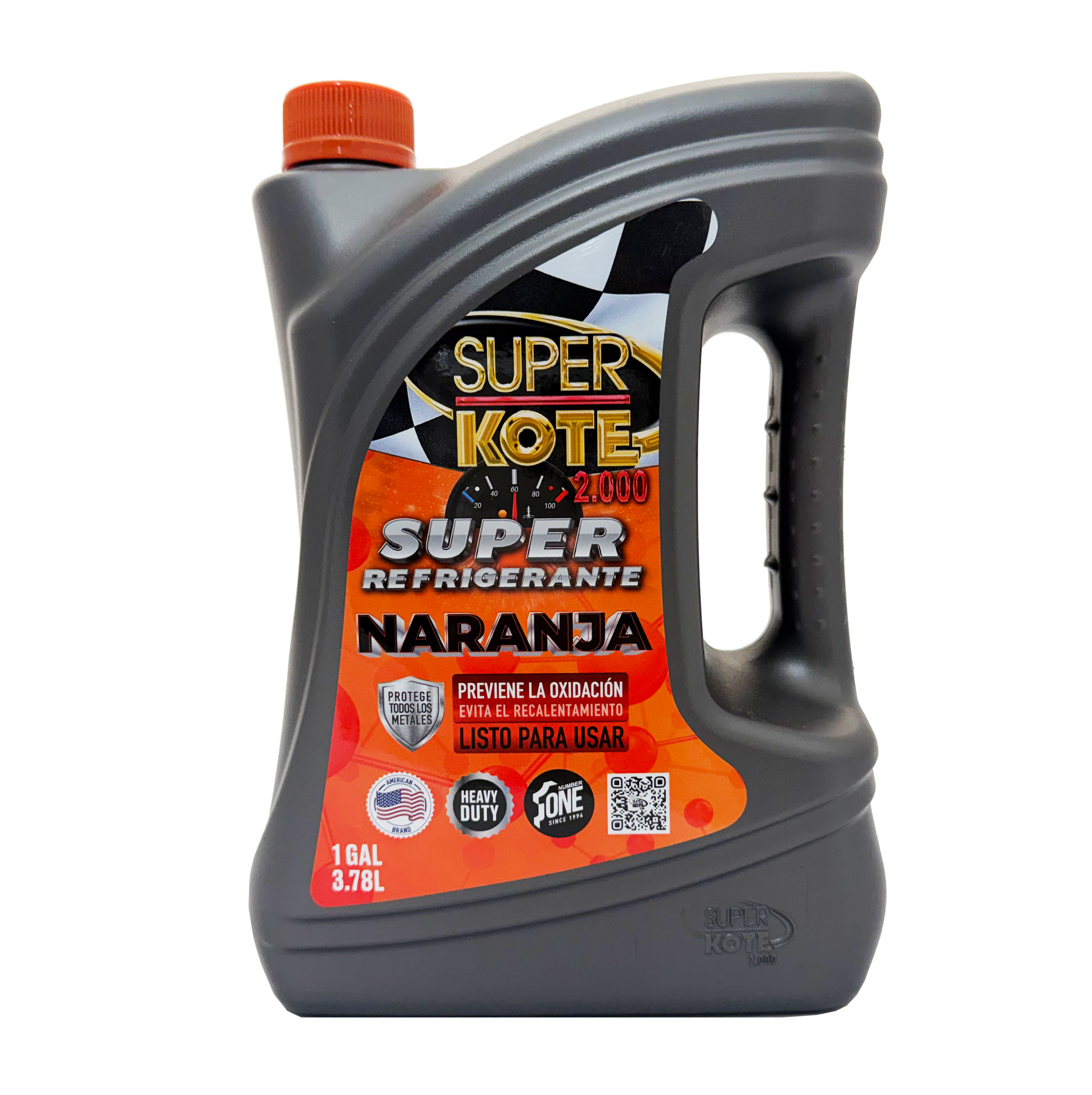 Super Refrigerante Naranja Base Agua 1gl