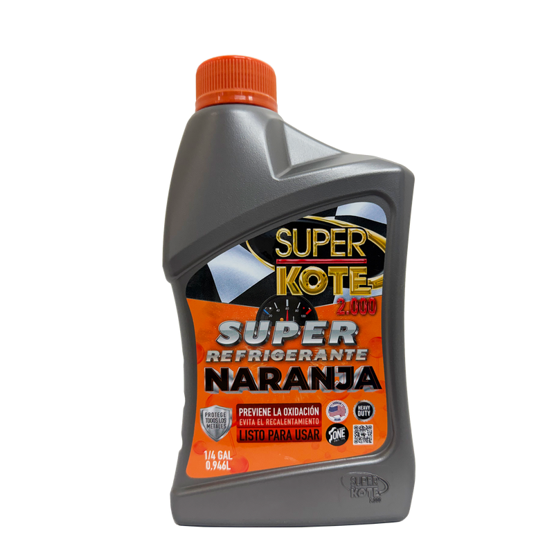 Super Refrigerante Naranja Base Agua 1/4 gl-1