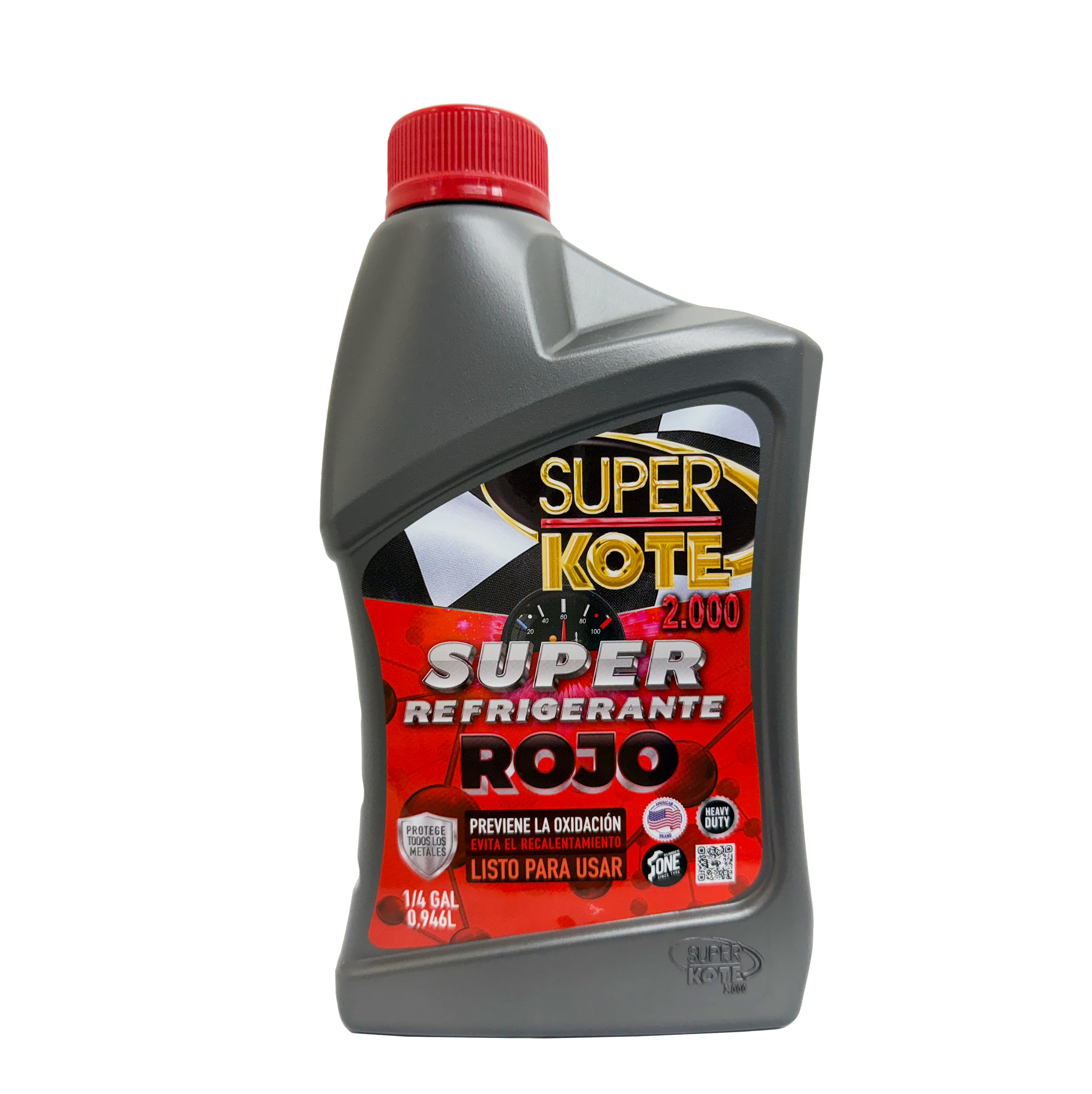 Super Refrigerante Rojo Base Agua 1/4 gl