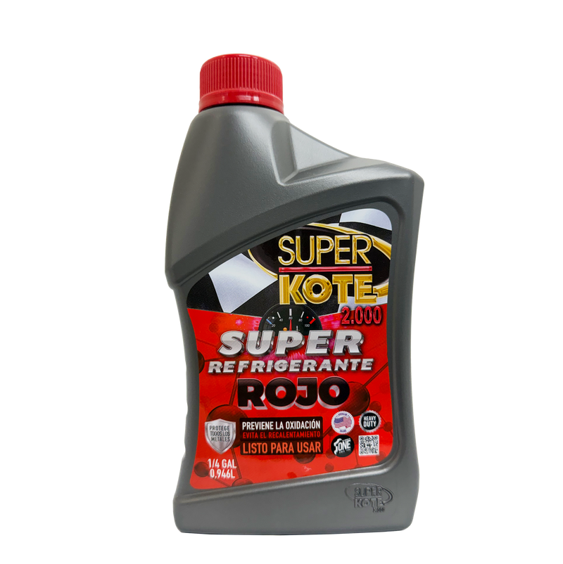Super Refrigerante Rojo Base Agua 1/4 gl-1
