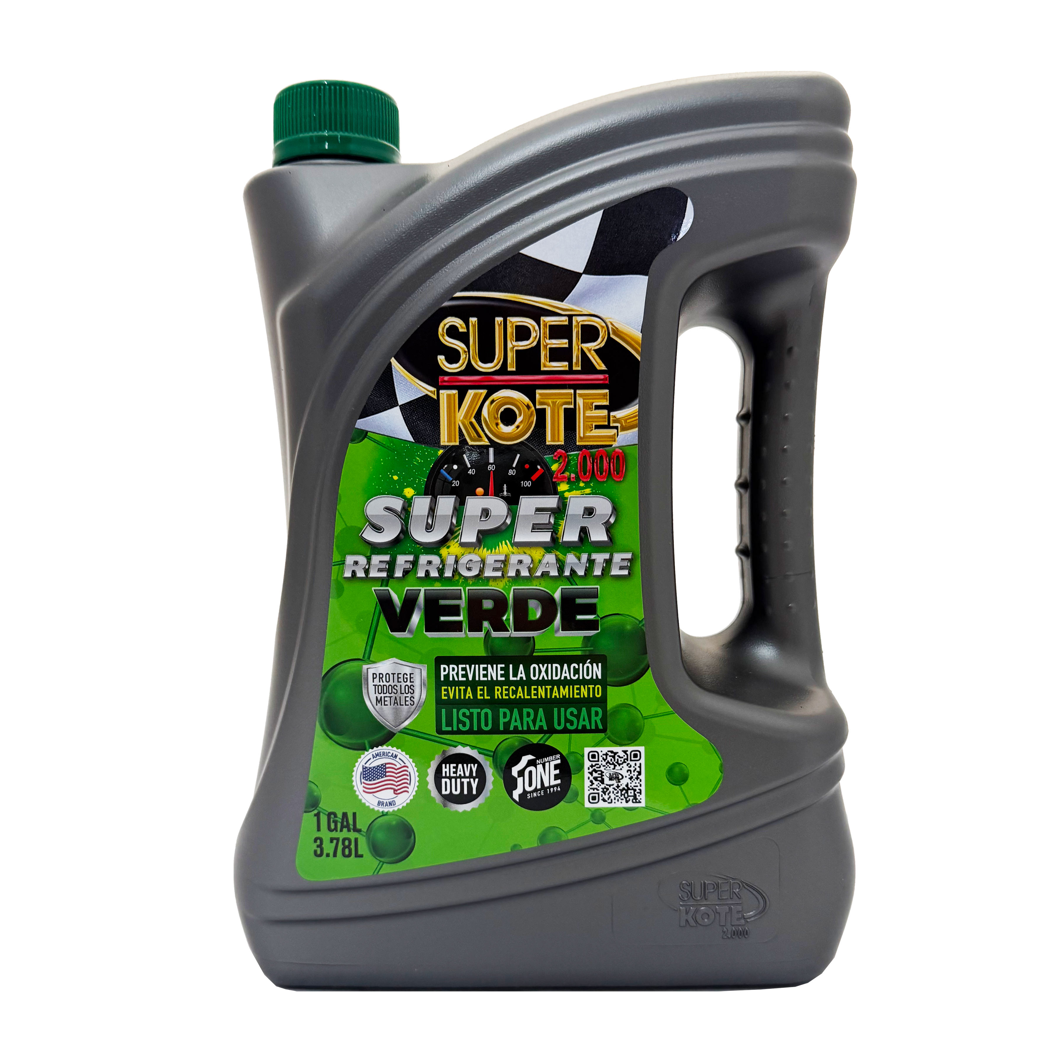 Super Refrigerante Verde Base Agua 1gl