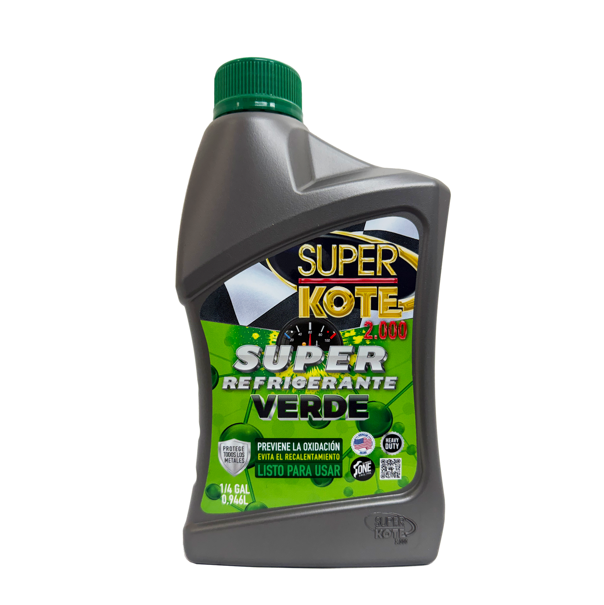 Super Refrigerante Verde Base Agua 1/4 gl-1